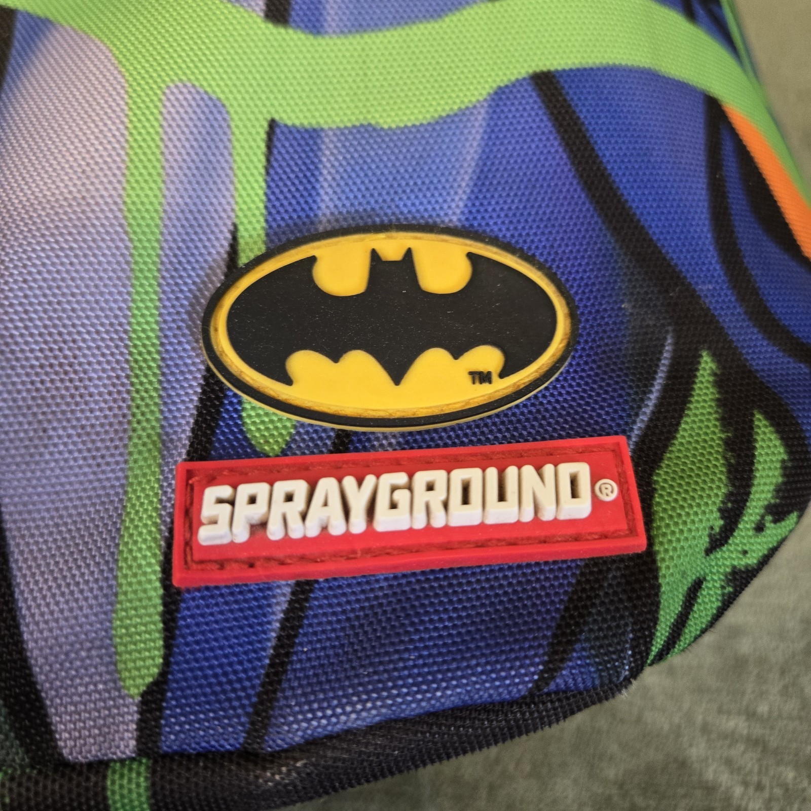 SPRAYGROUND THE JOKER HAHAHAHA BACKPACK / BATMAN BOOK BAG EUC
