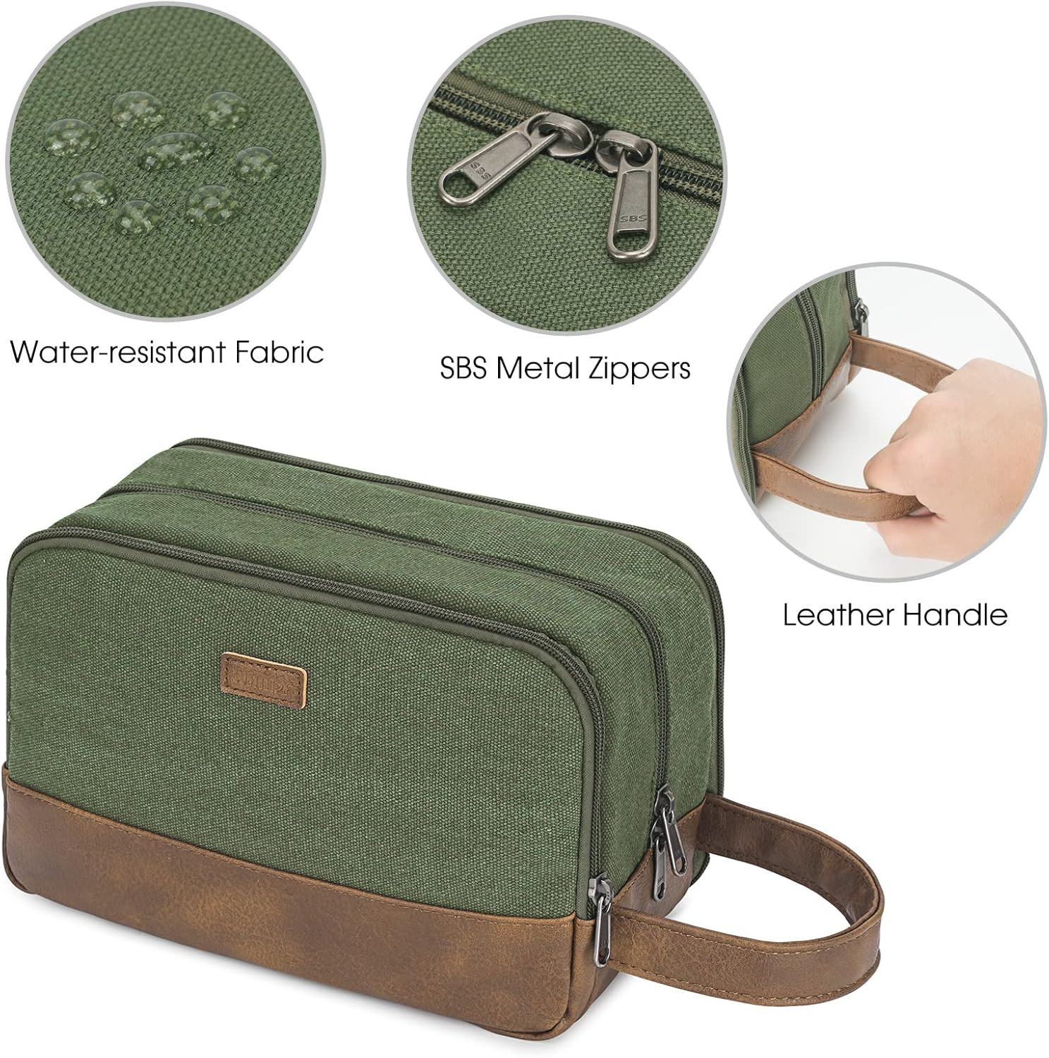 Travel Toiletry Bag for Men Large Toiletries Shaving Bag Water Resistant Hanging