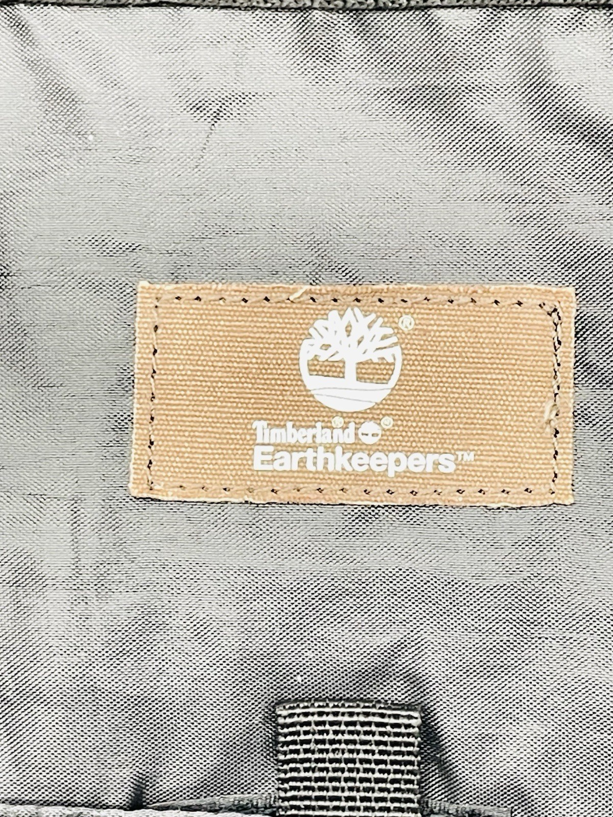 Timberland Brown/Black Canvas Large Messenger Bag Men Adjustable Shoulder Strap