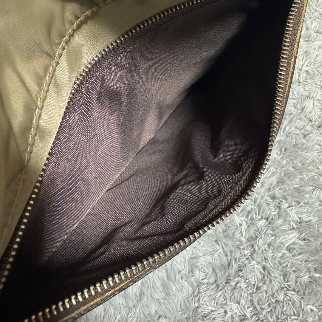 Master-Piece Beige Nylon Leather Shoulder Bag Men Unisex Travel Business