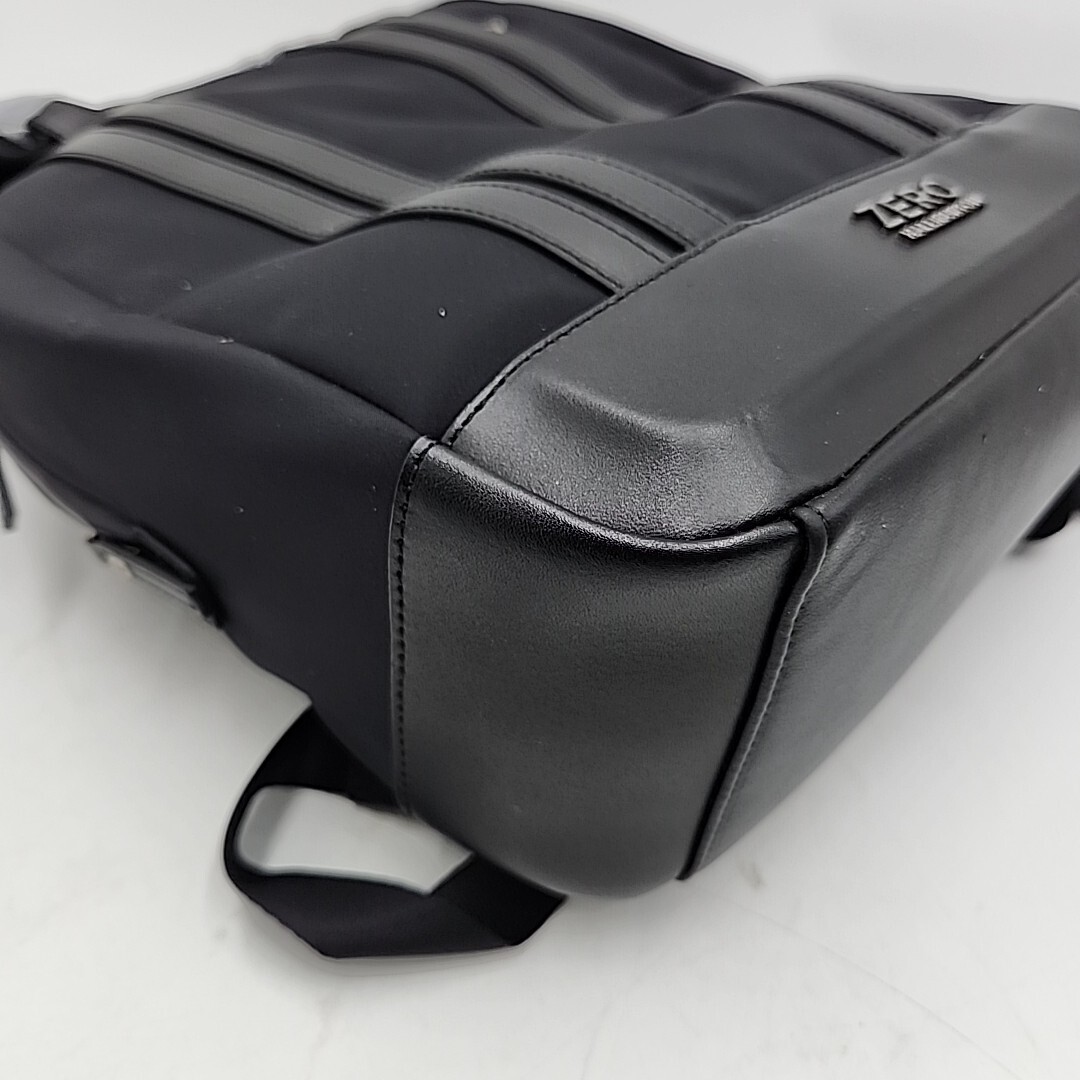 NEW Zero Halliburton Journal Collection Nylon Small Backpack Graphite Black