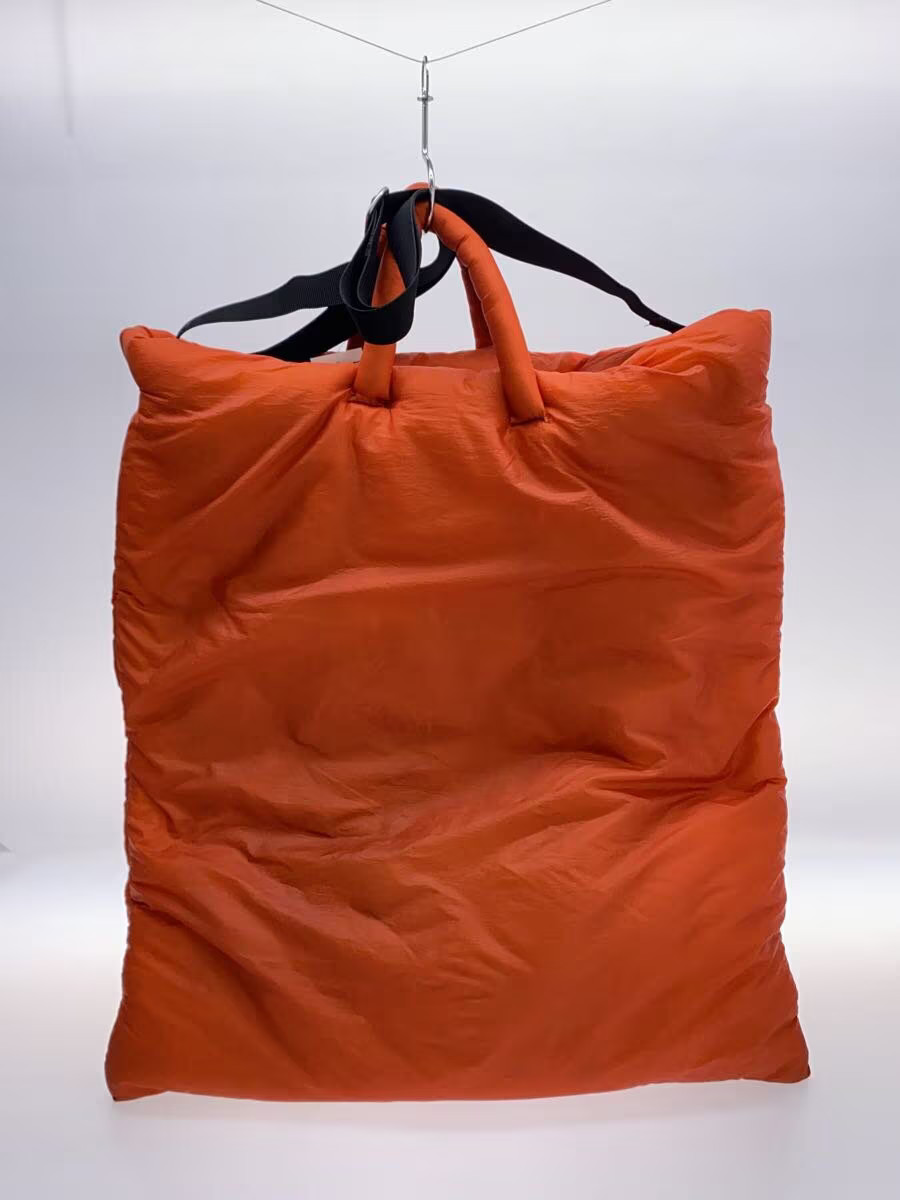 OUR LEGACY BIG PILLOW TOTE Eld Rubberized Nylon Tote Bag Nylon Orange