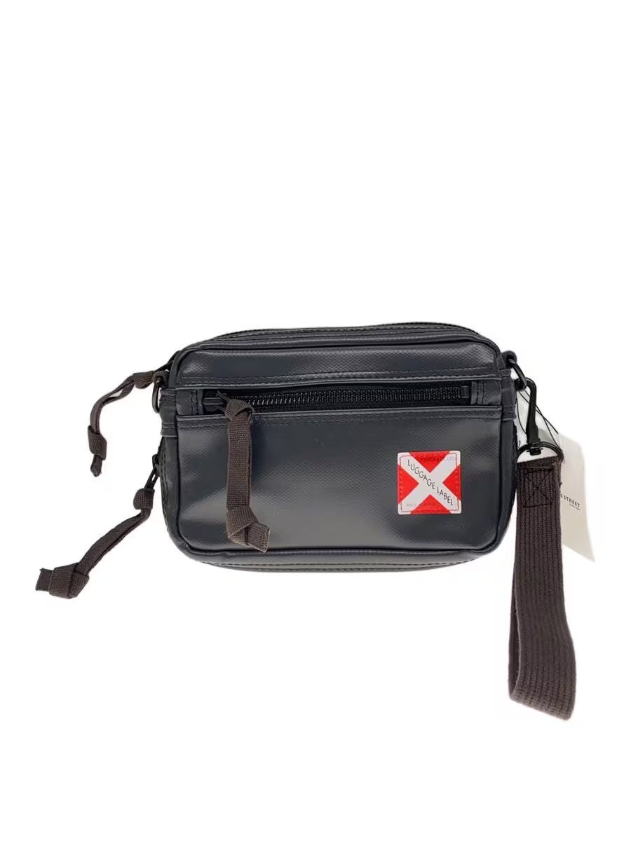 LUGGAGE LABEL LINER Pouch S, Rayon Canvas (PVC coated), Black, 951-09244