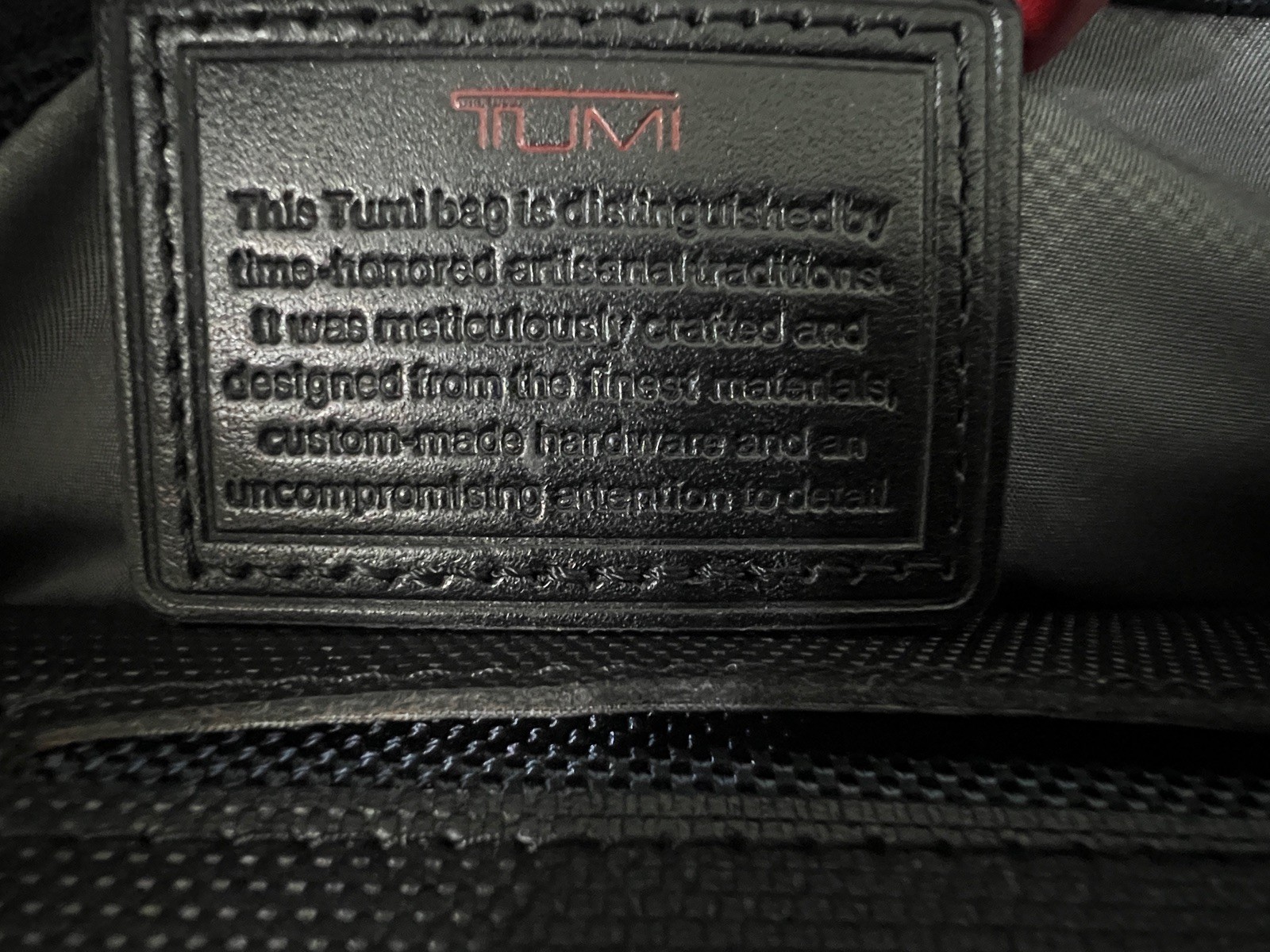 TUMI 26173D2 Alpha Compact Laptop Brief Pack Black Ballistic Nylon Backpack Bag