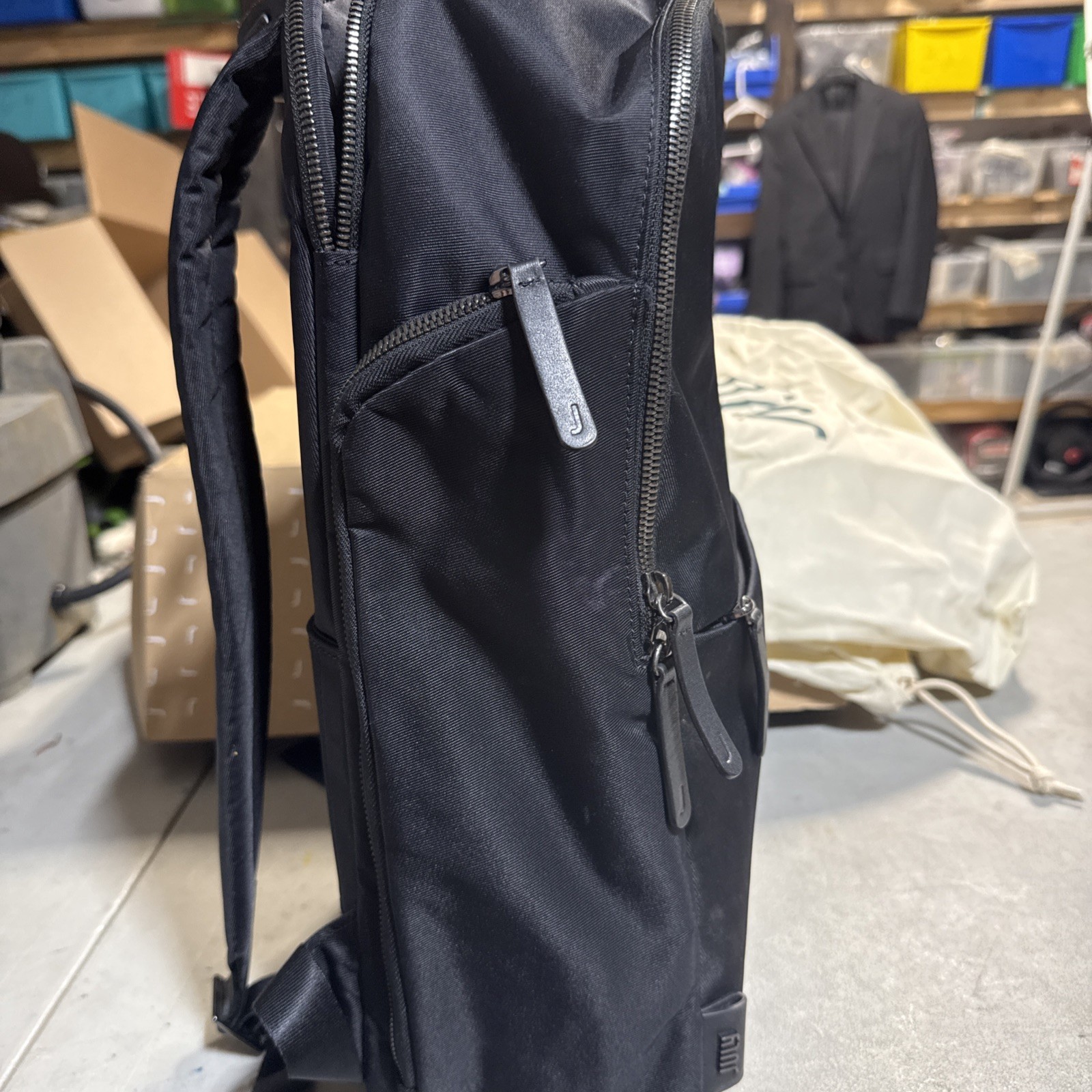 July Carry All Backpack Water-Resistant, Luggage Backpack, Midnight Black
