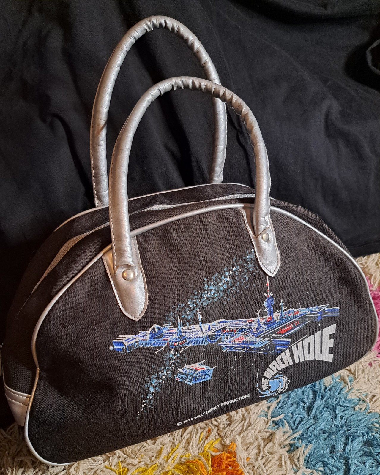 Vintage Walt Disney 1979 The Black Hole Collectible Bag Like New See Description