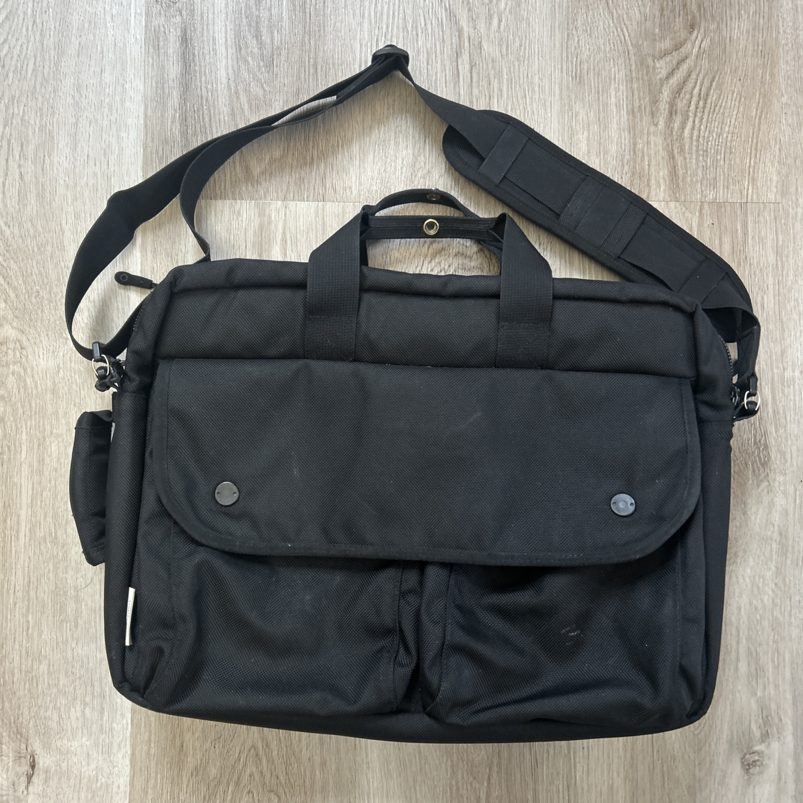 Dsptch Utility Brief Slingpack Shoulder Bag Black 3 Way DWR Laptop Backpack READ