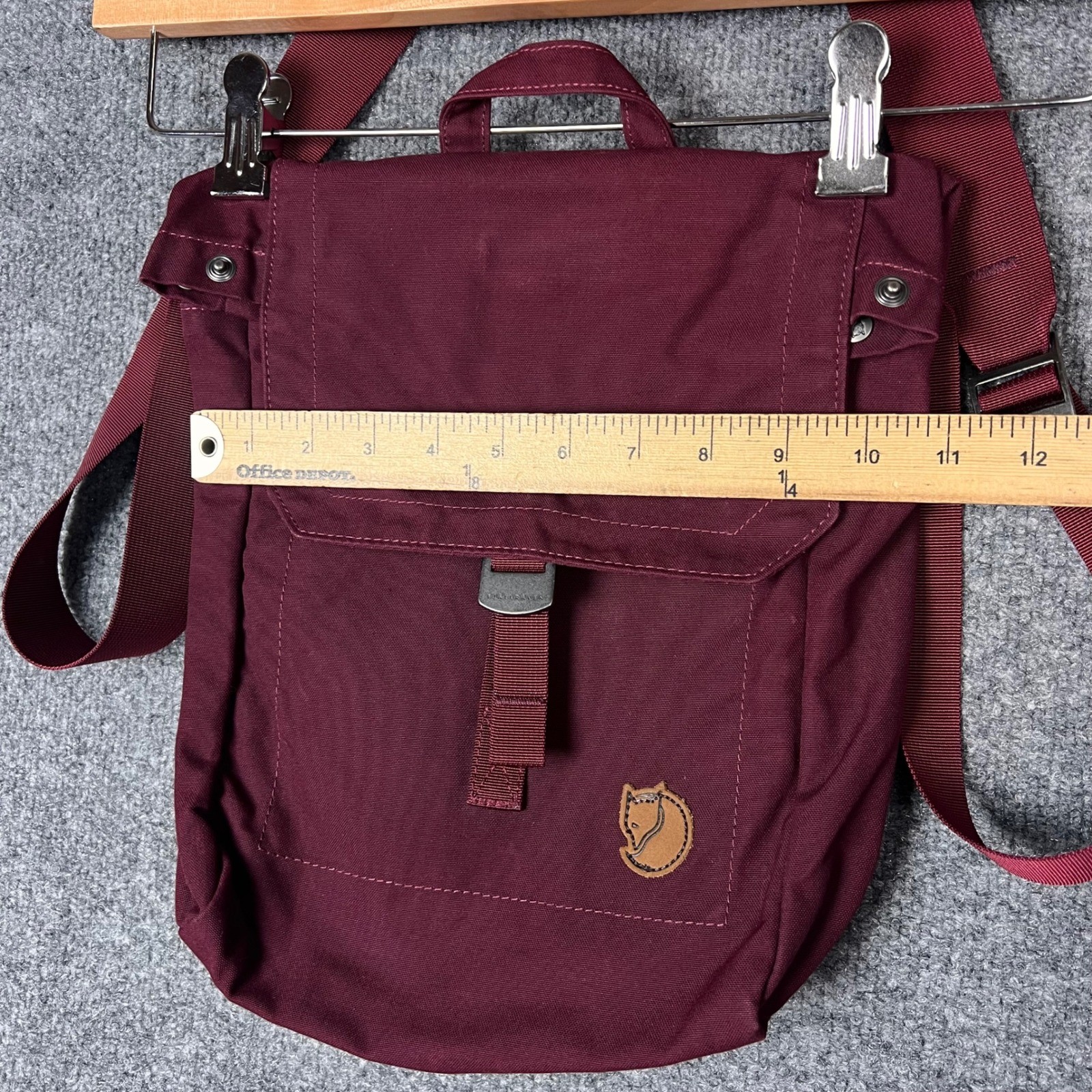 Fjallraven Foldsack No. 3 Shoulder Bag Small Burgundy