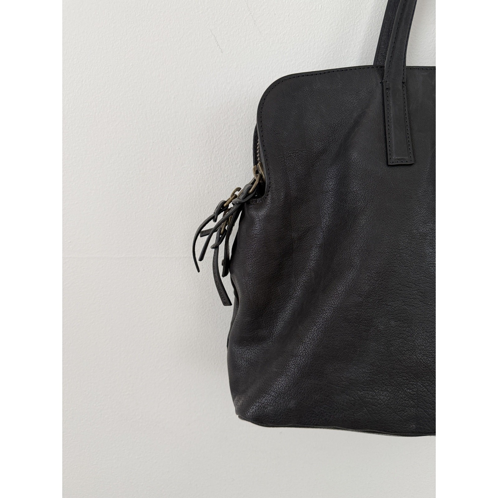 Officine Creative Leather Top Handle Shoulder Side Bag