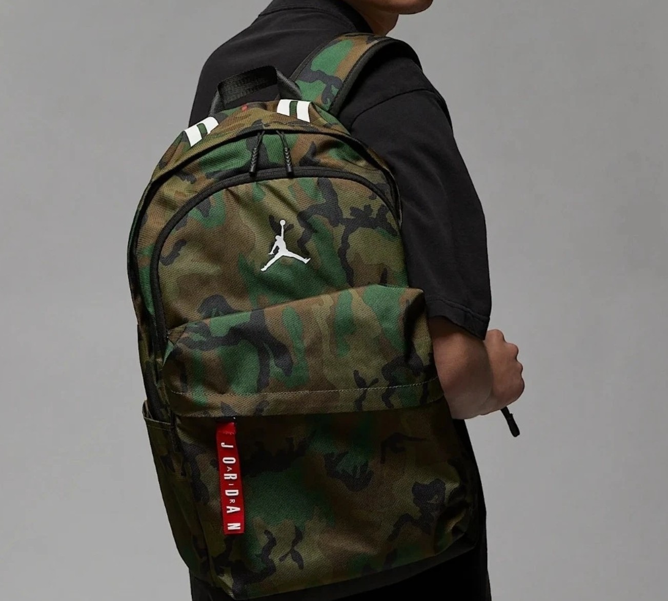 Jordan Air Patrol Backpack – Black – One Size w/ Bottle Pocket & Original $ 70