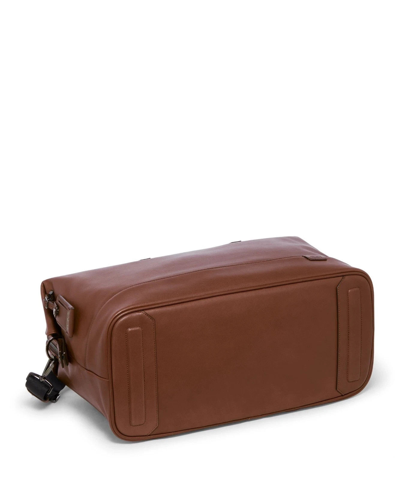 TUMI Harrison Nelson Duffel Cognac Leather Gunmetal Hardware NEW