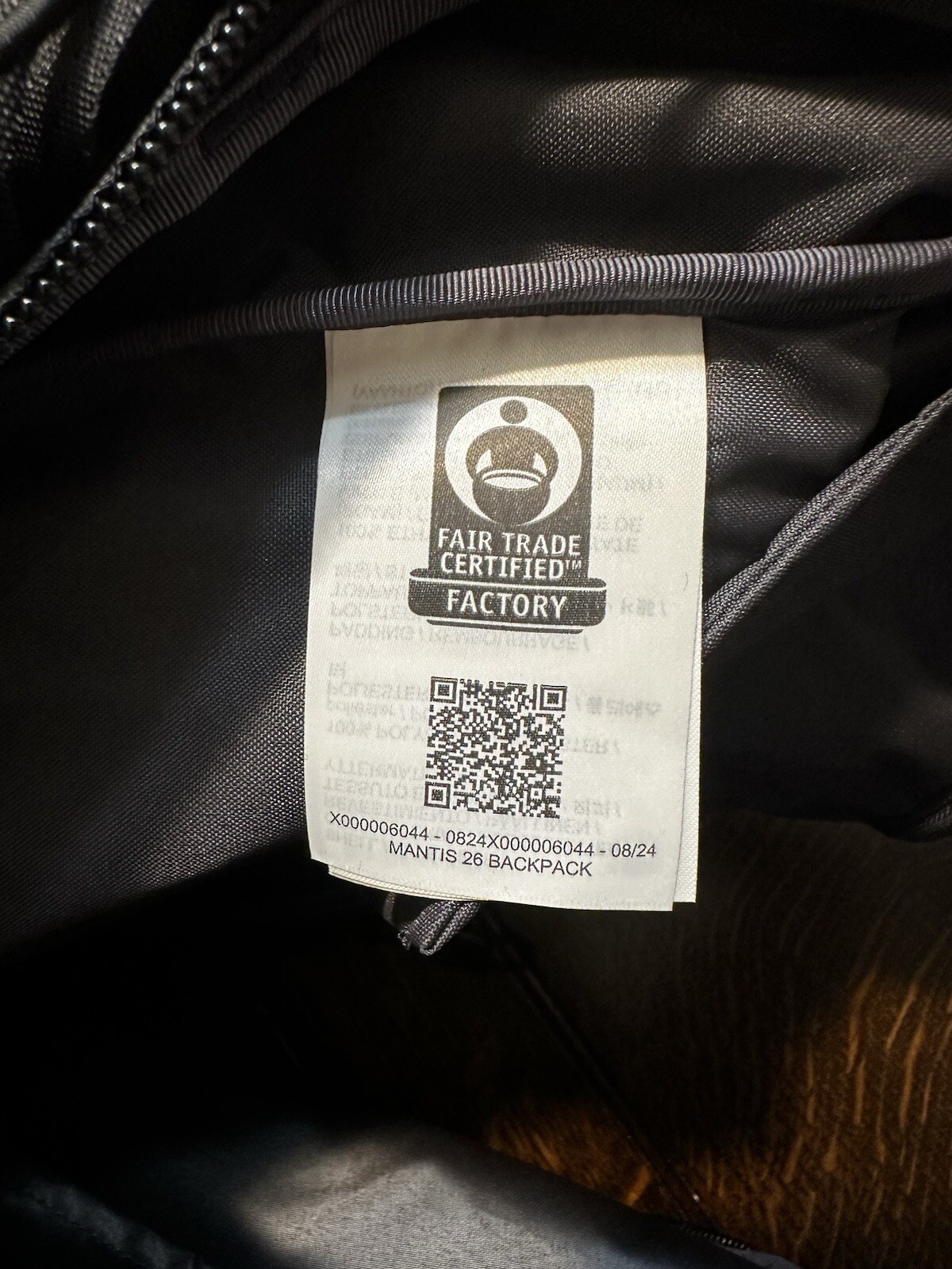 Arc’teryx Backpack Mantis 26 Backpack Black Gold Logo 26 Litre Backpack Rare