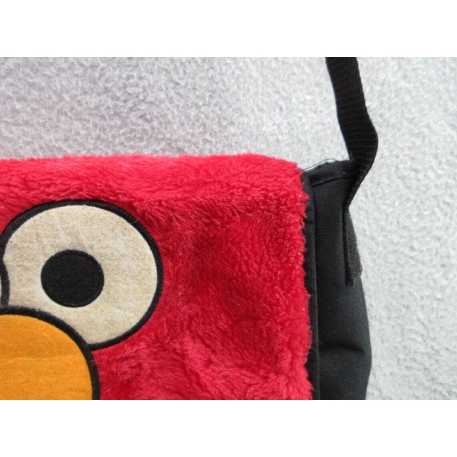 Elmo Sesame Street Fuzzy Red Computer / Messenger Bag