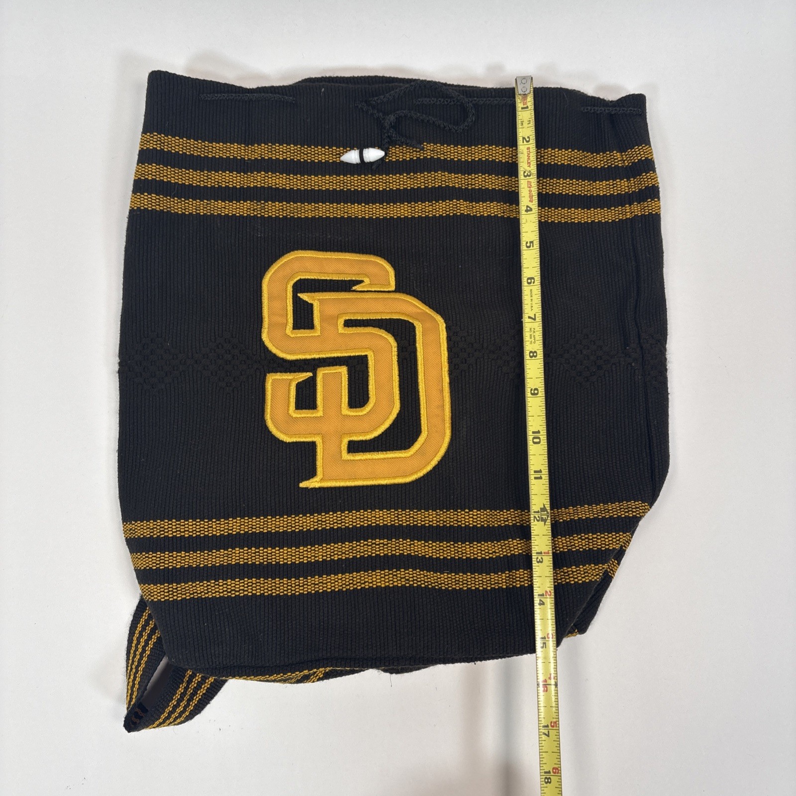 San Diego Padres Weave / Knitted Back Pack 14″ X 15″