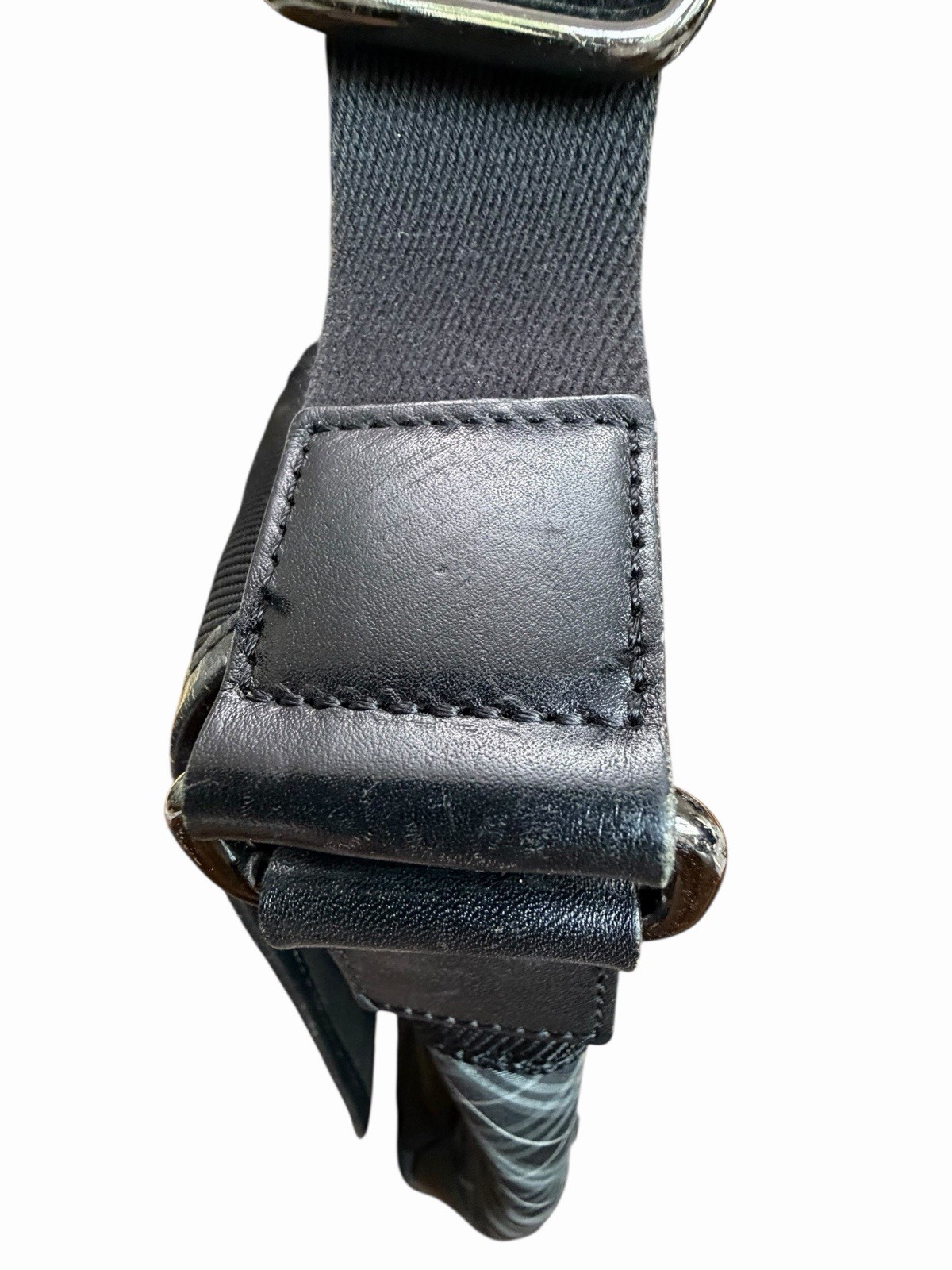 Burberry Black Label Men’s Check Shoulder Bag Crossbody Black