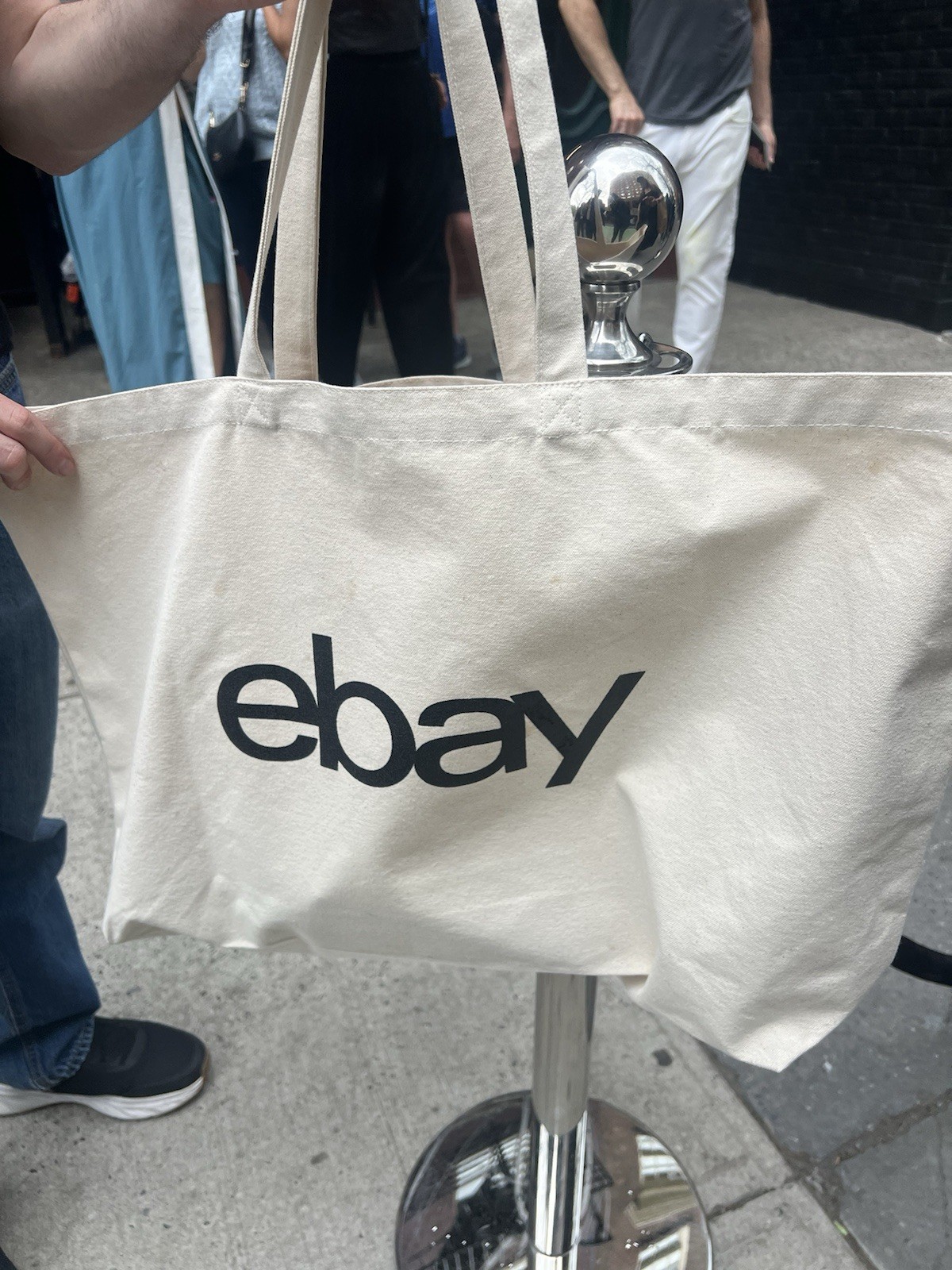Rare eBay The NYC Edit Promo Large Tote Bag Canvas Color