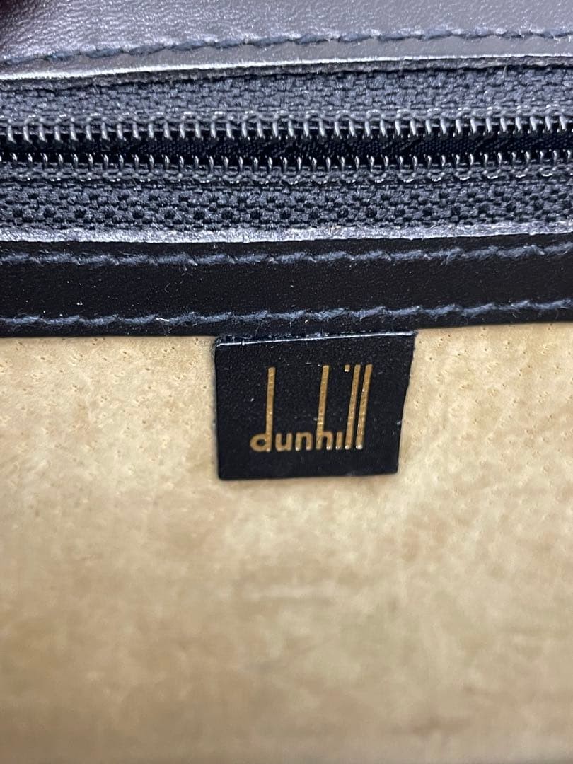 Dunhill Clutch Bag Black Dial Lock Men’s Pouch 27cm x 17cm x 6cm Pre-owned