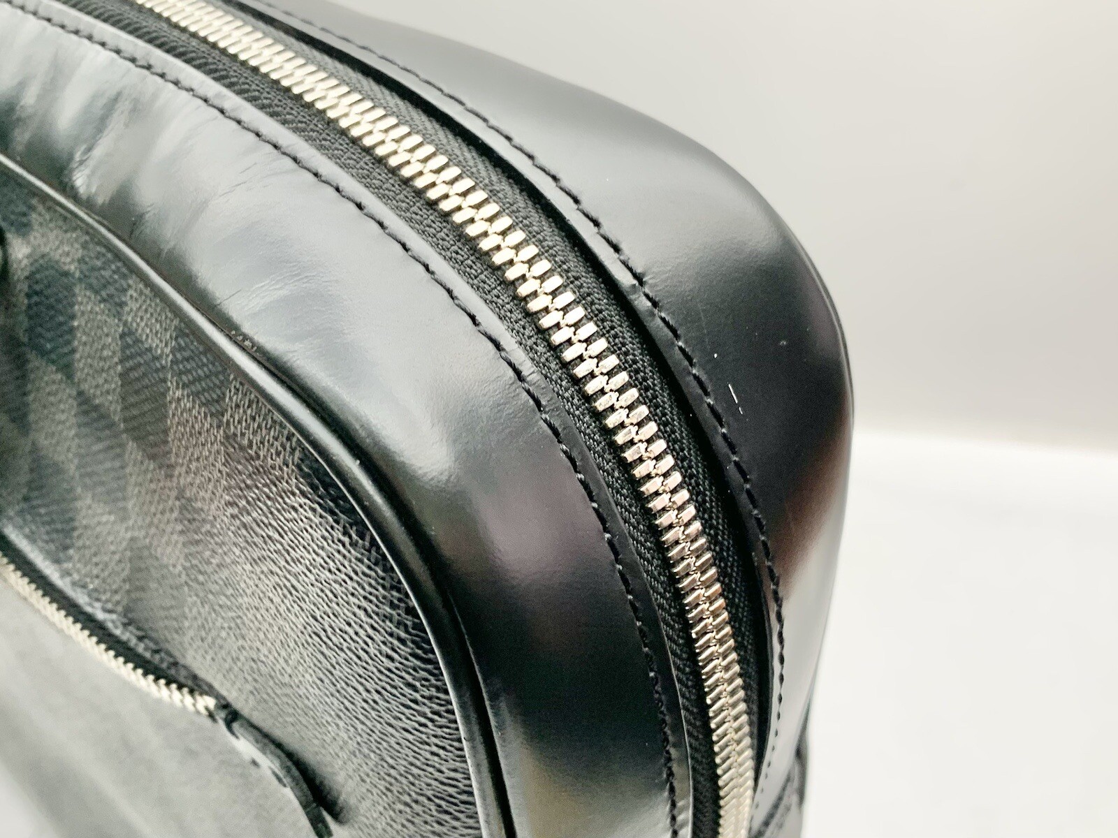 Louis Vuitton Damier Graphite Porte Documents Business PM Black Bag