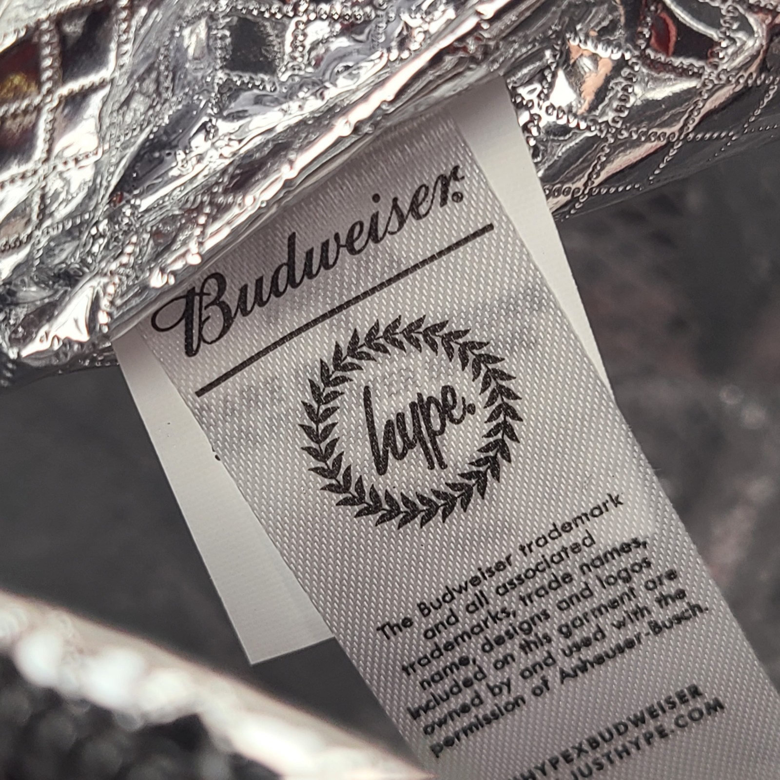 Hype X Budweiser Beer Collaboration Backpack w/ Bottle Opener All Over Print Red