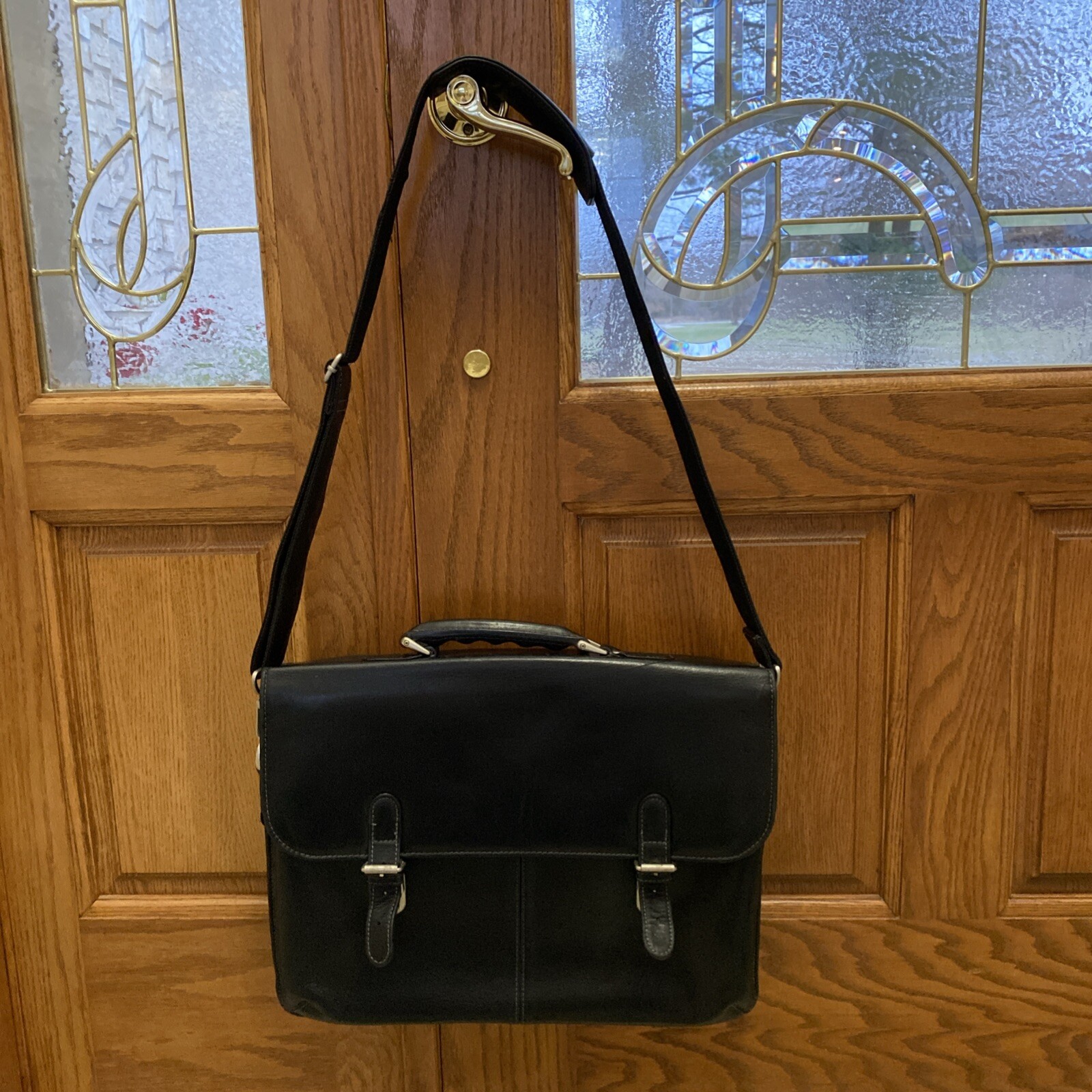 El Portal Briefcase Black