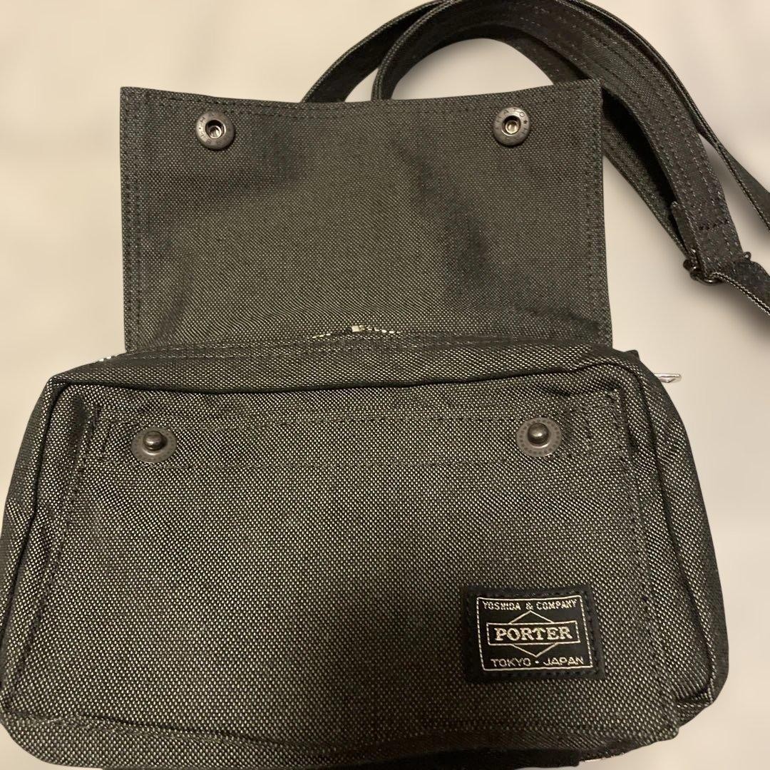 Authentic Porter Shoulder Bag 22cm x 16cm x 8cm Black Men’s Fashion Excellent Co