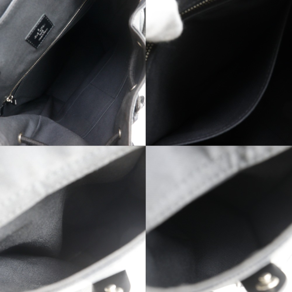 LOUIS VUITTON Christopher PM Backpack Daypack N41379 black Damier Grafitto…