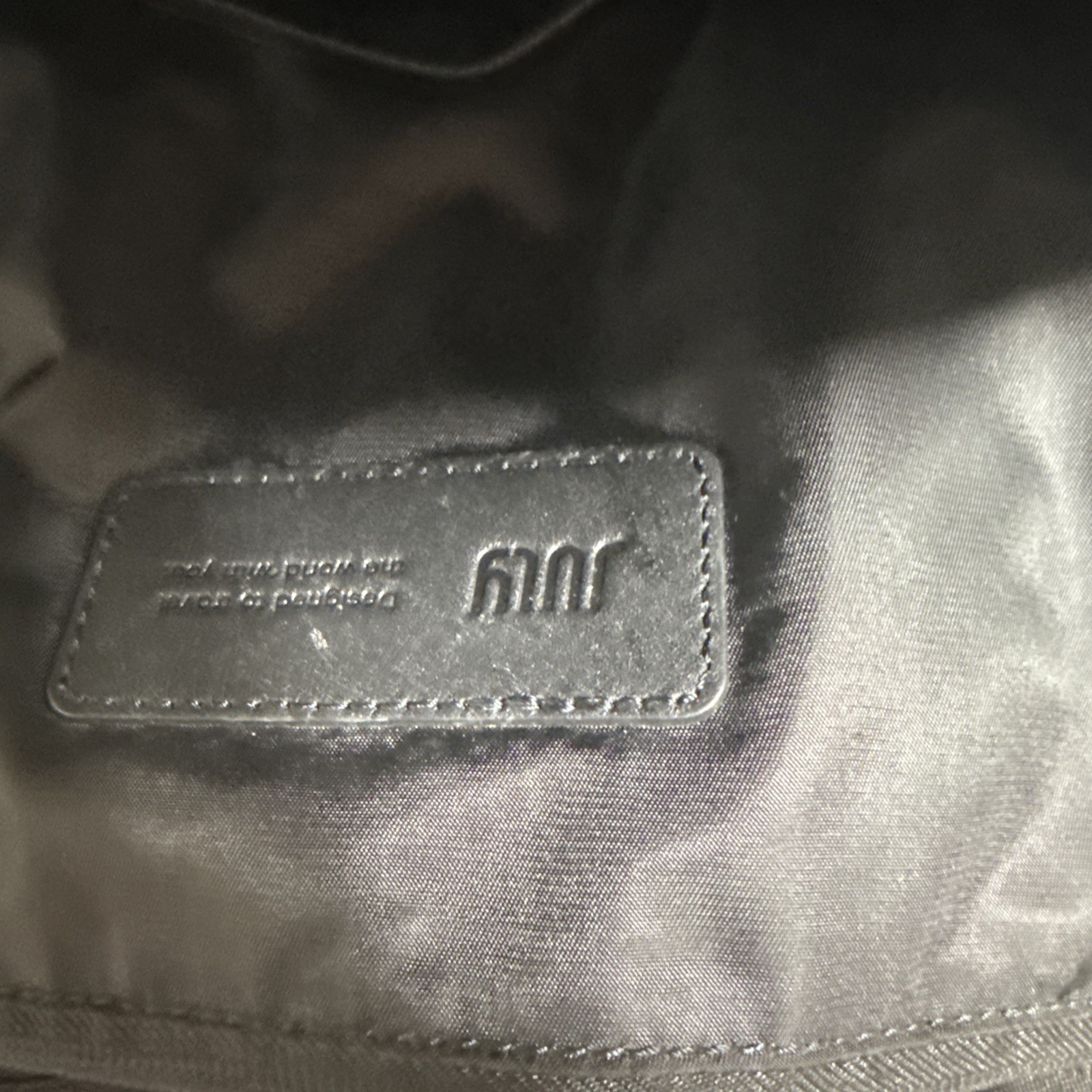 July Carry All Backpack Water-Resistant, Luggage Backpack, Midnight Black