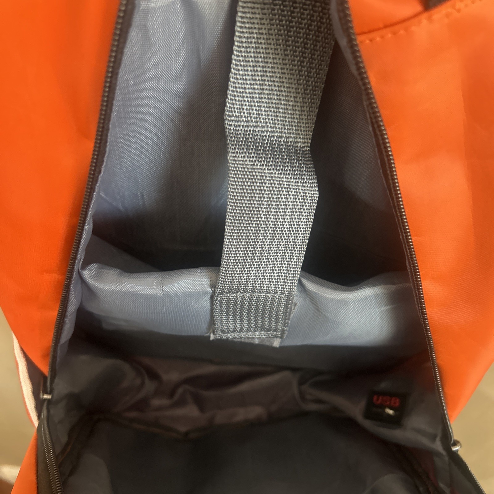 NASA Backpack Spacesuit Orange Space Shuttle USB Cable NWT