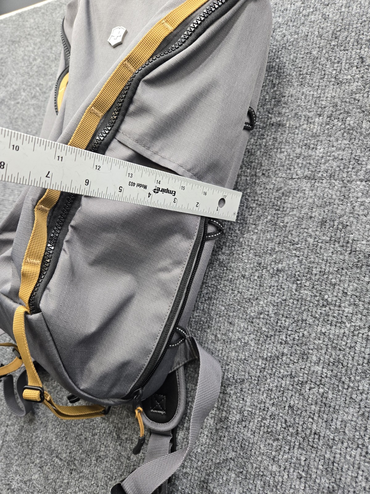 Victorinox Swiss Army Backpack Gray Compact Daypack Hiking Travel