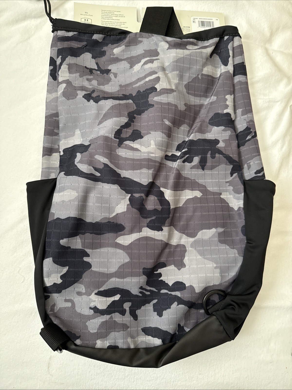 Under Armour Unisex Flex Sling Training Bag Gym Adjustable Gray-Camo NWT