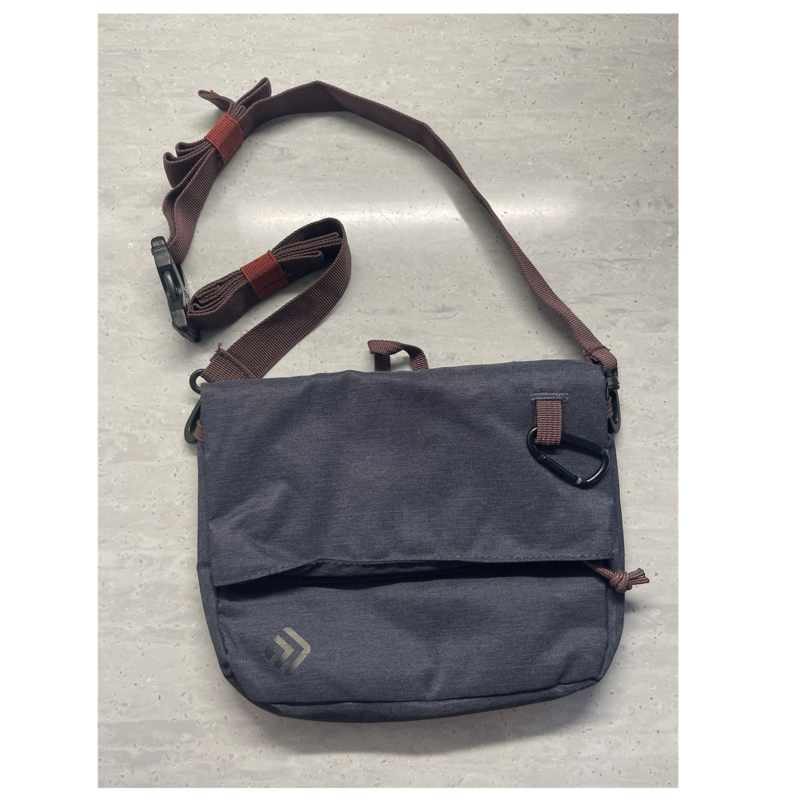 Outdoor Products Gray Crossbody Bag Zip Magnetic Closure Adjustable Strap – NEW
