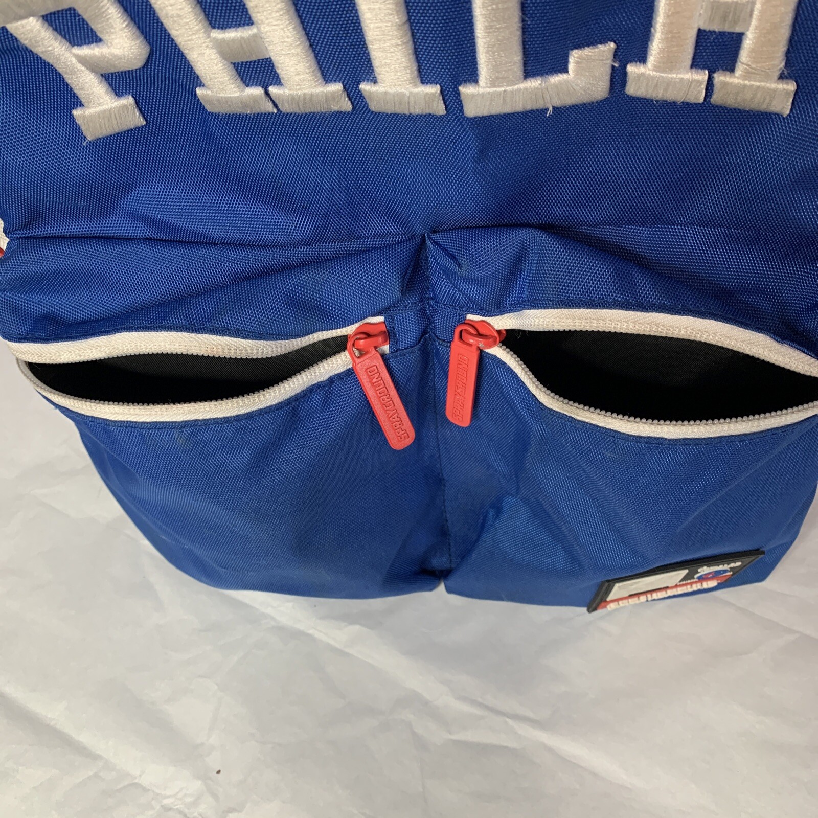 Sprayground Philadelphia 76ers NBA Lab Backpack Rare Phila Red White Blue