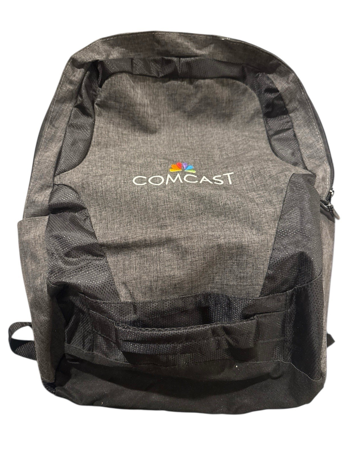 Comcast Dark Grey Backpack With Cable Cord, Water Bottle Slot Laptop Slot 21” T