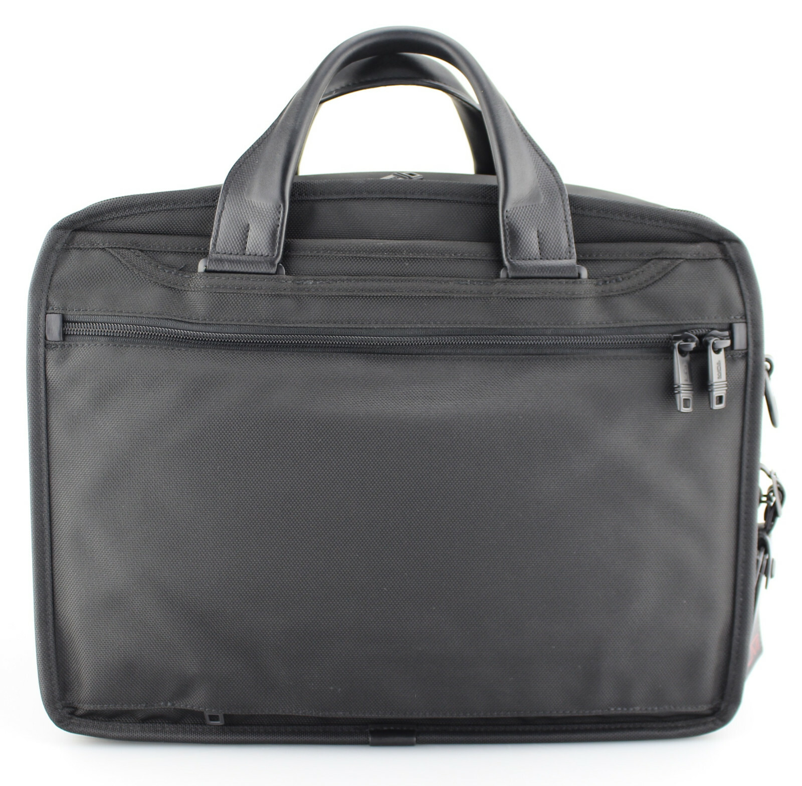 TUMI ‘Alpha 2’ Black Nylon Organizer Briefcase – 26132D2