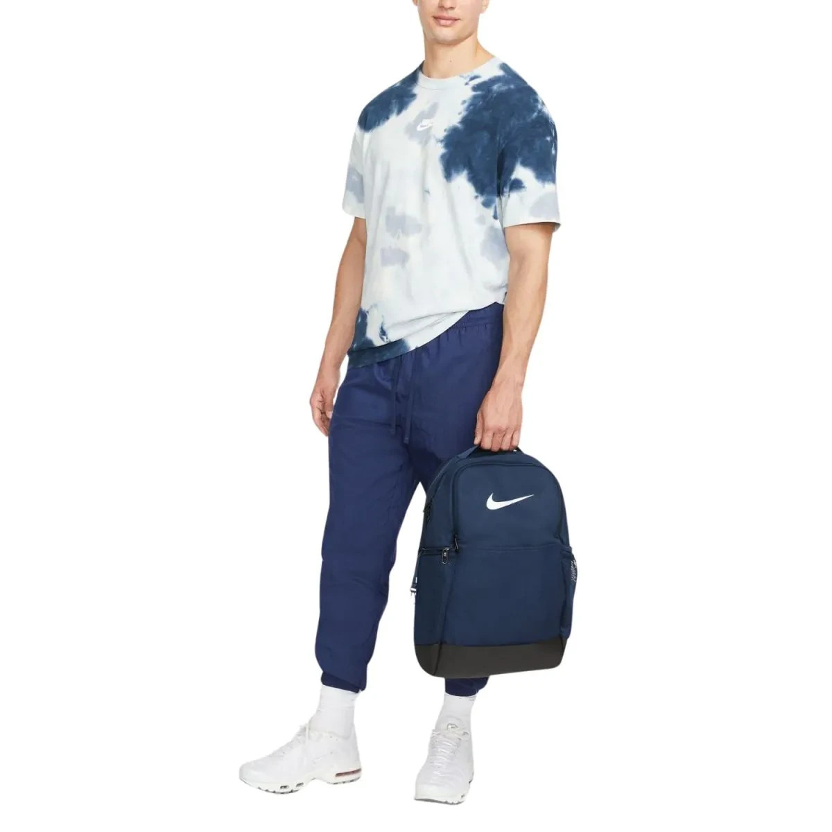 Nike Brasilia 9.5 Training Backpack Medium 24L Navy Black White DH7709 410 New