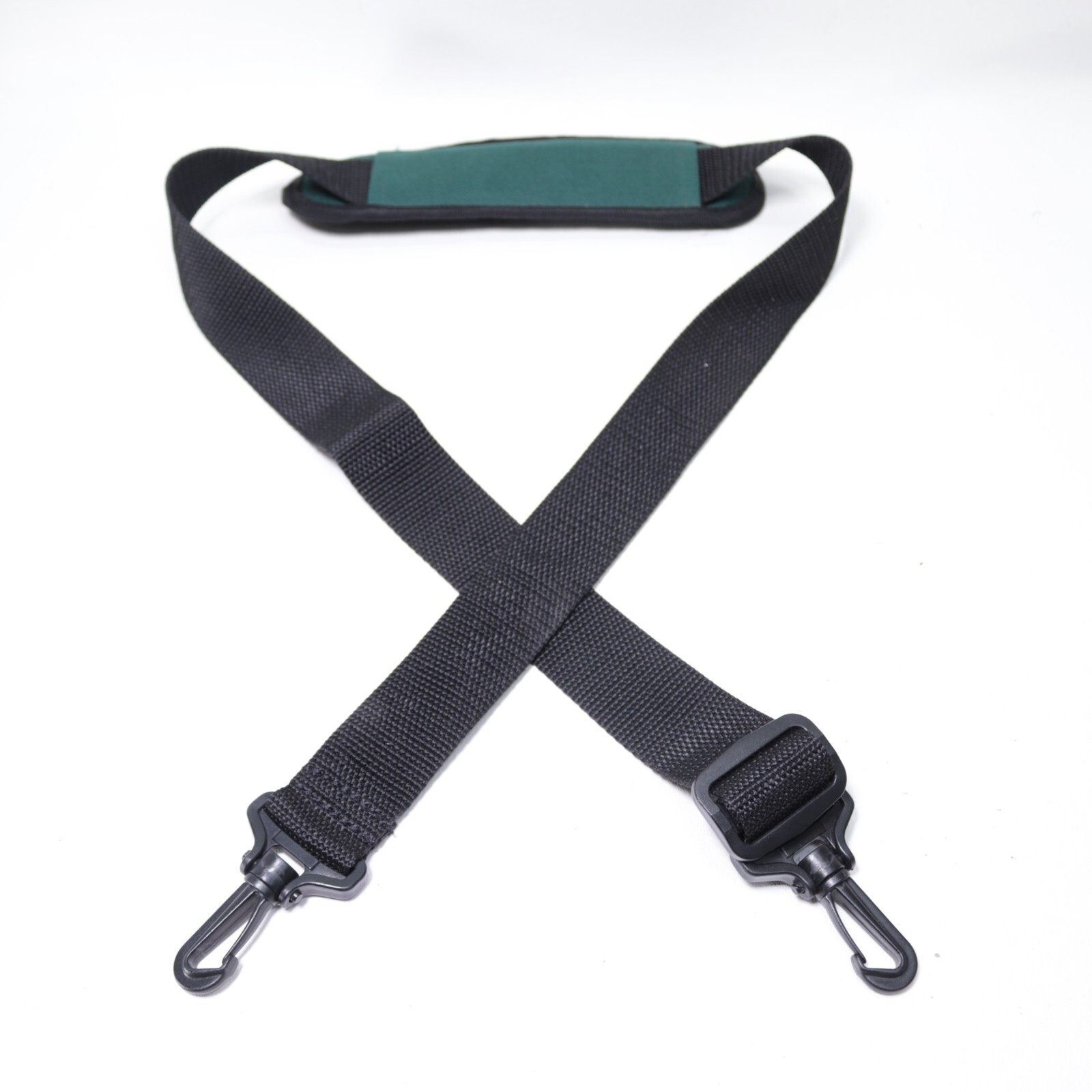Adjustable Nylon Replacement Strap Gree Black Padded Grip Adj Plastic Clip 46 in