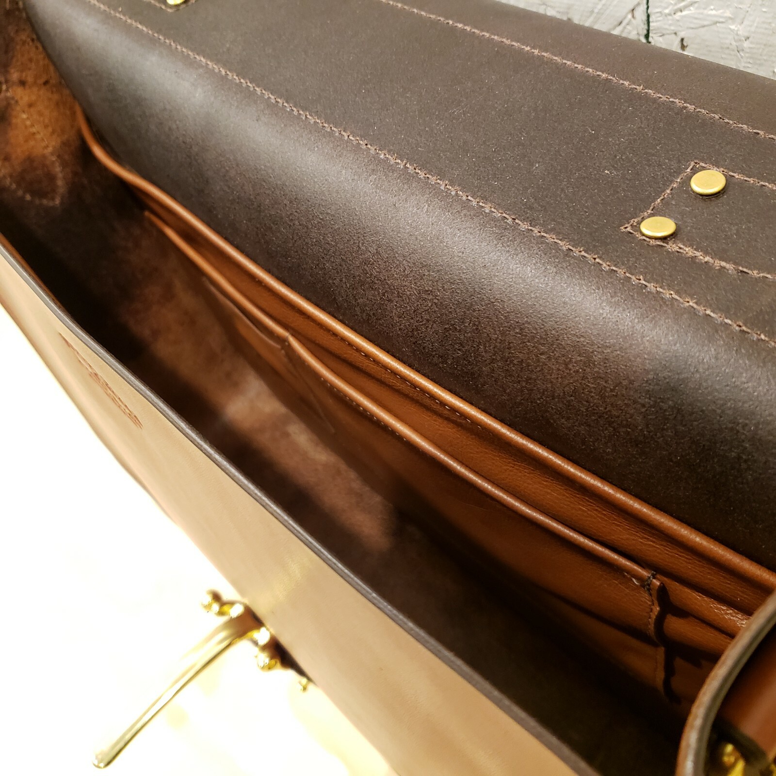 Leather Briefcase with a Lifetime warranty. Handmade in the USA. Wickett & Craig