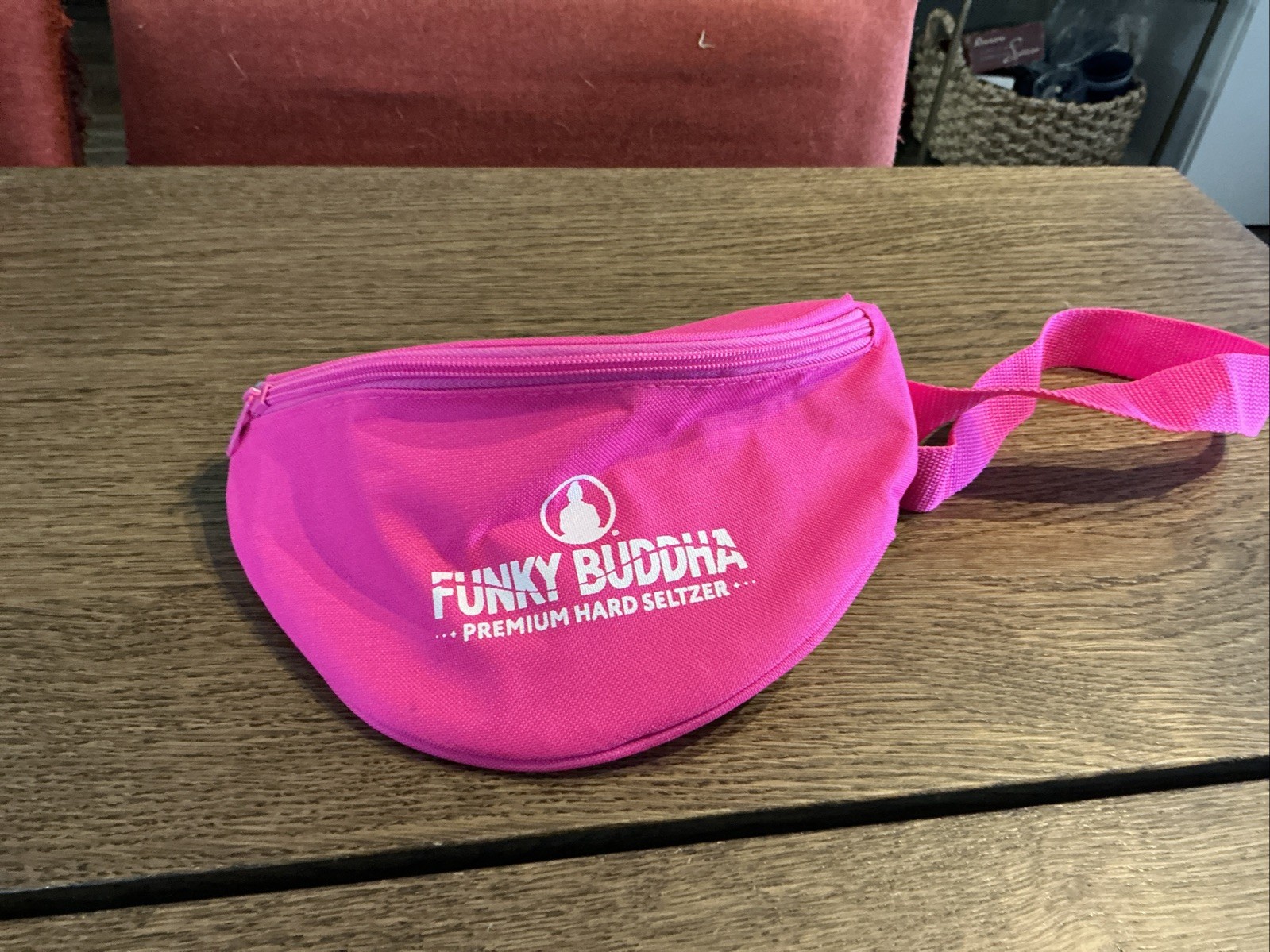 Funky Buddha Beer – Premium Hard Seltzer Fanny Pack – Bright Pink