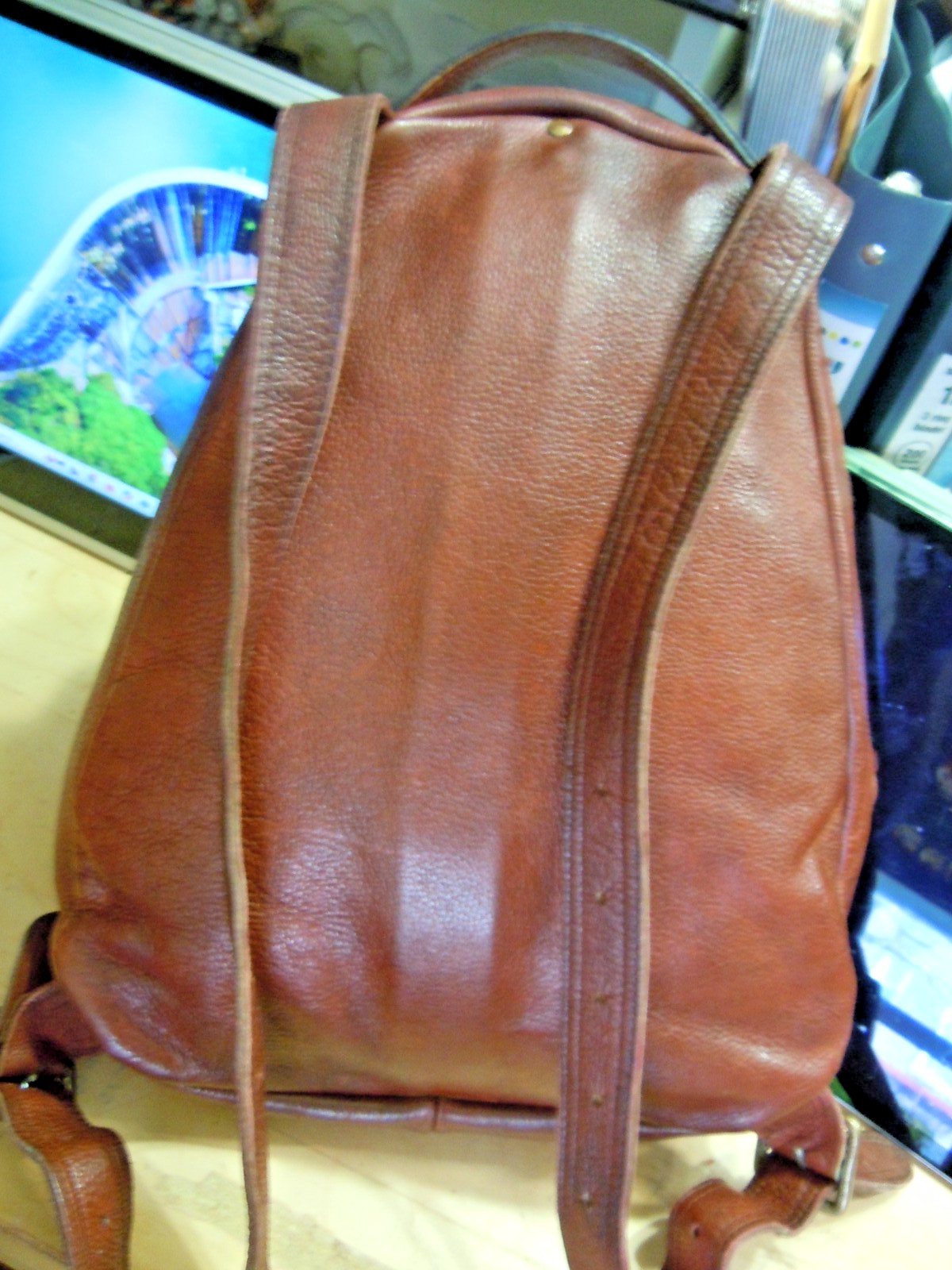 VTG ROBEAT CHEAU Saddle Leather backpack made in USA (on sale)