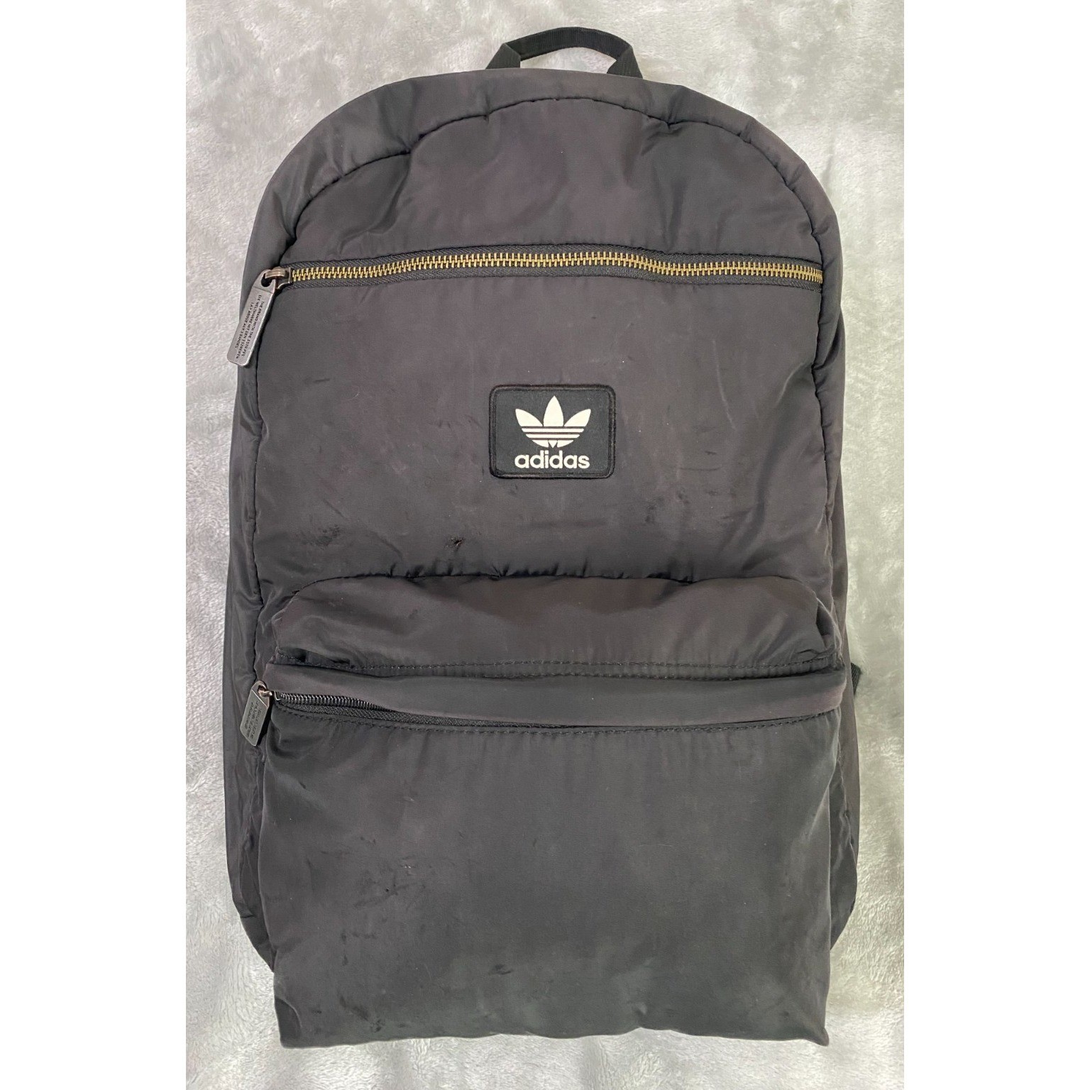 Adidas Backpack National Plus Unisex Large Black 201433-L Flawed Trefoil Bag