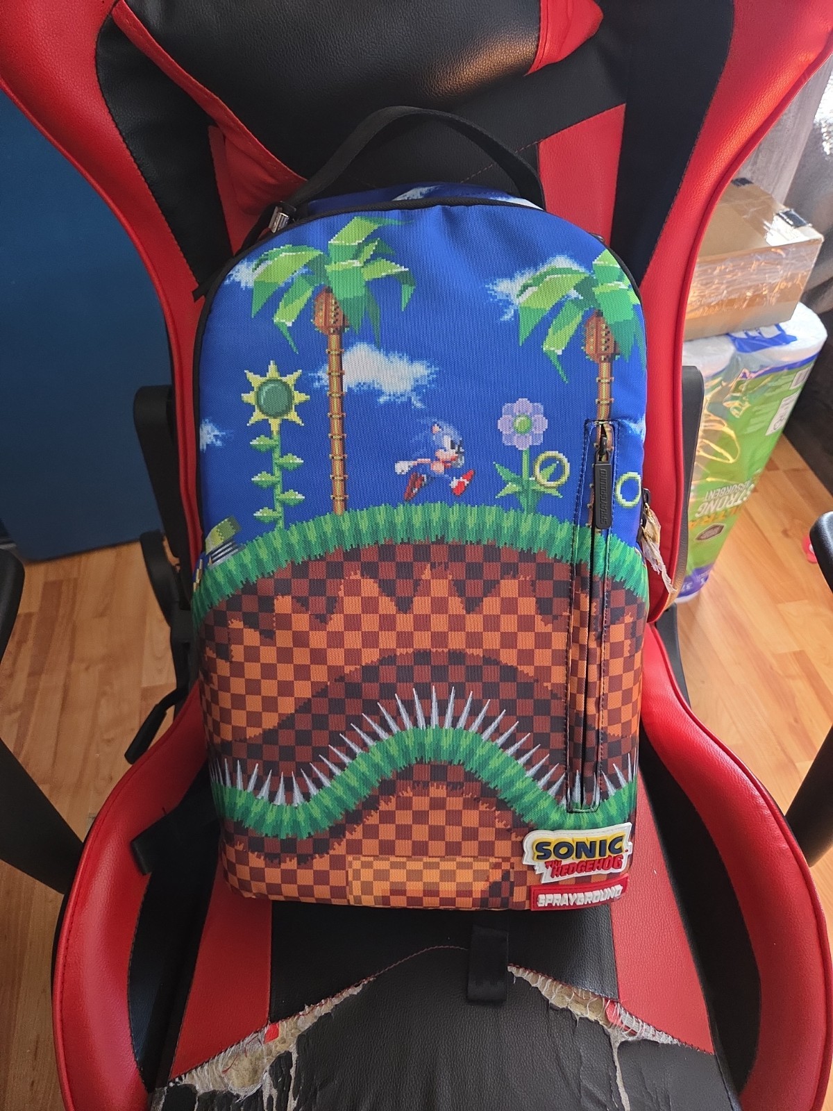 Sprayground: Sonic The Hedgehog – Green Hill Shark Backpack 2018 LIMITED