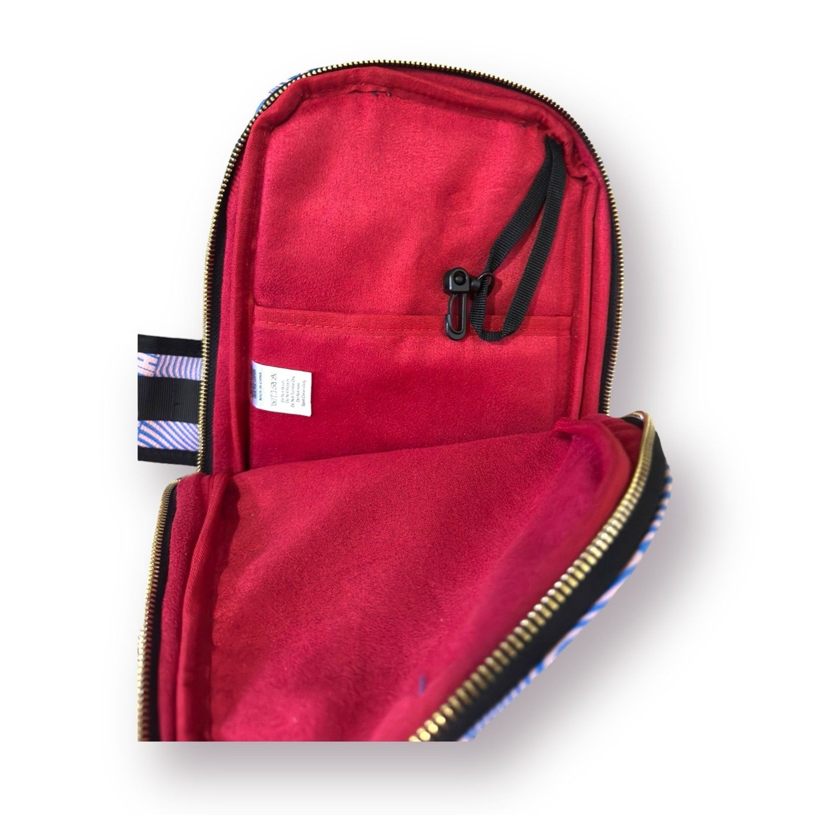 Hitman Money Counter – Pink and Blue Ripple Crossbody Sling