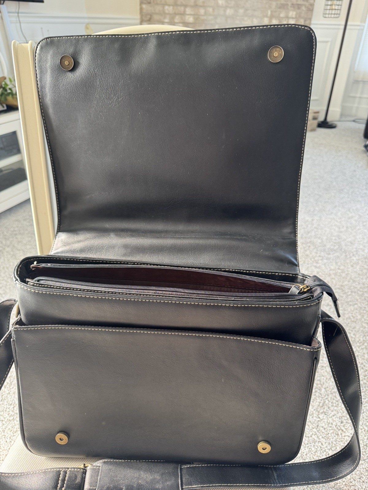 Mulberry Black Leather Briefcase