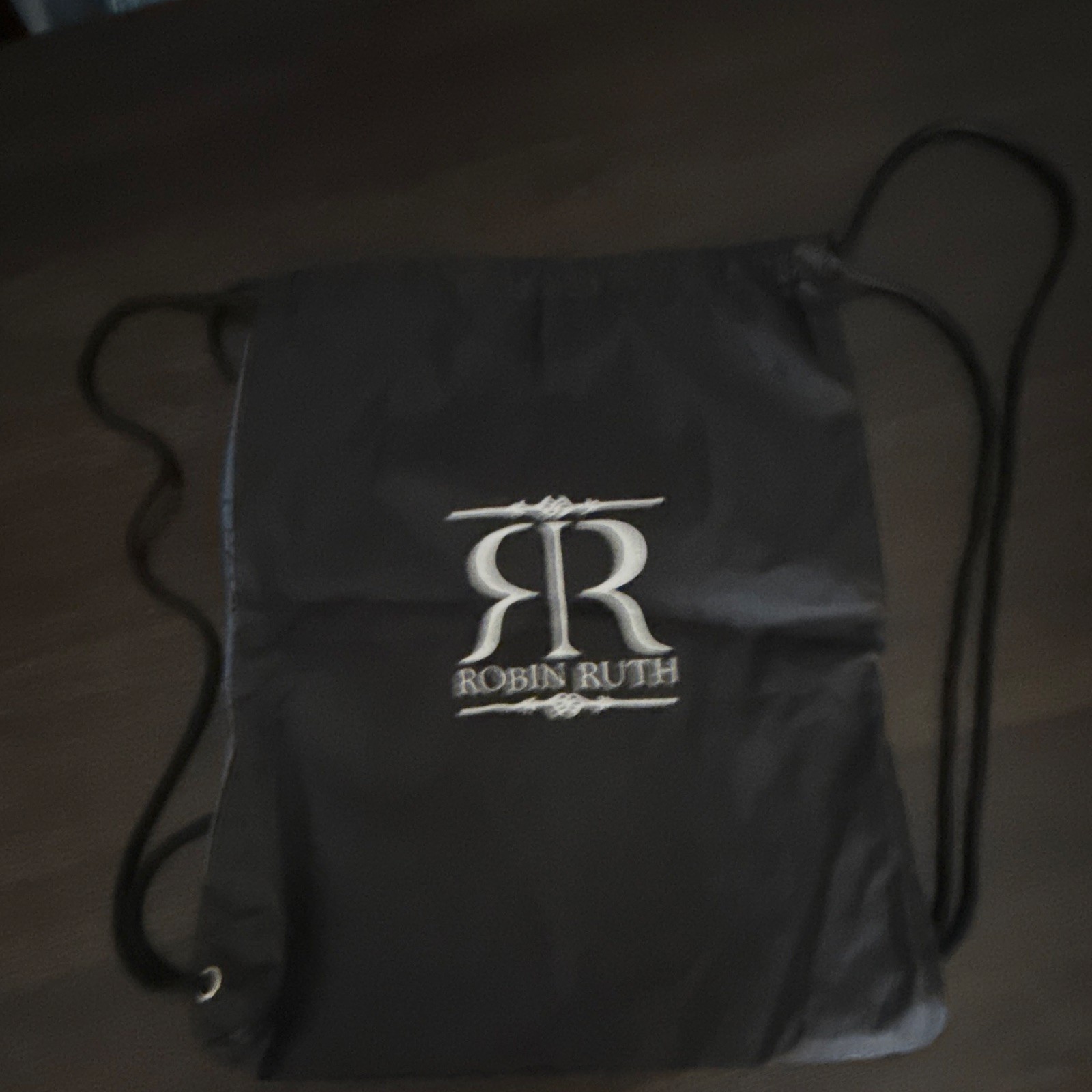 Robin Ruth Drawstring Backpack Blue Red White Wyoming Original Graphic Print