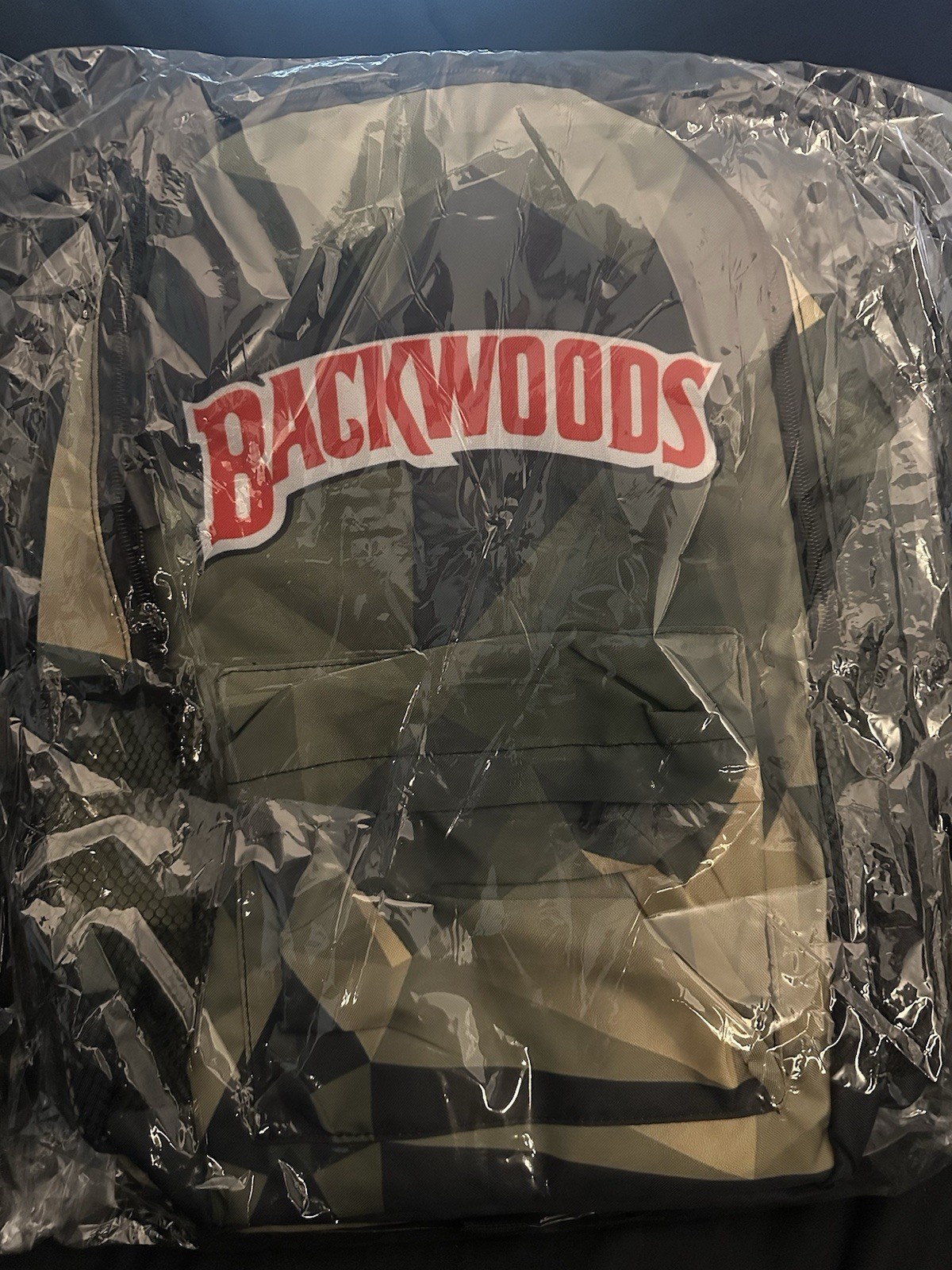 Backwoods Camo Print Backpack, Adjustable Straps LIMITED EDITION