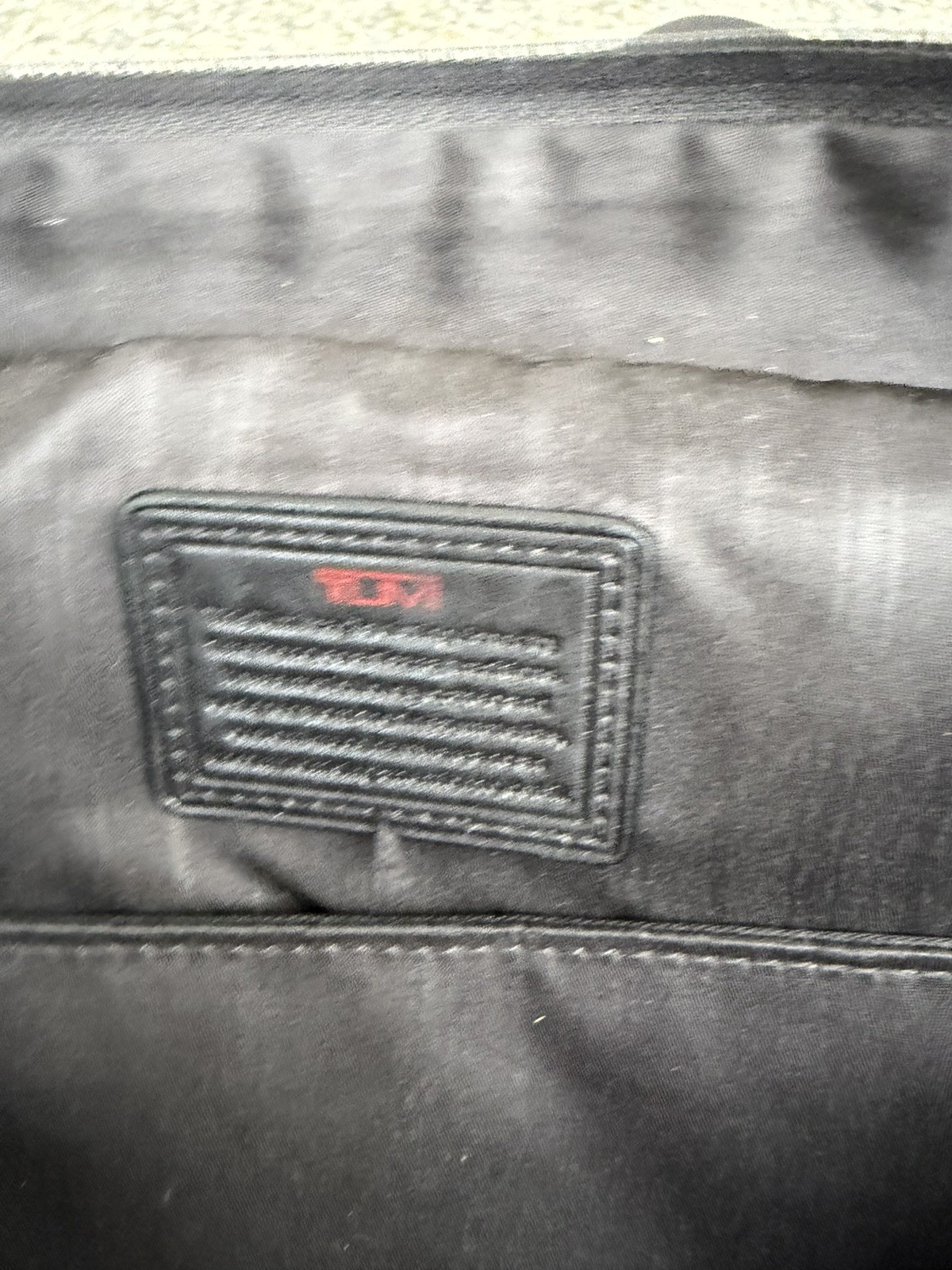 TUMI Black Ballistic Nylon Utility Backpack Travel Laptop Backpack