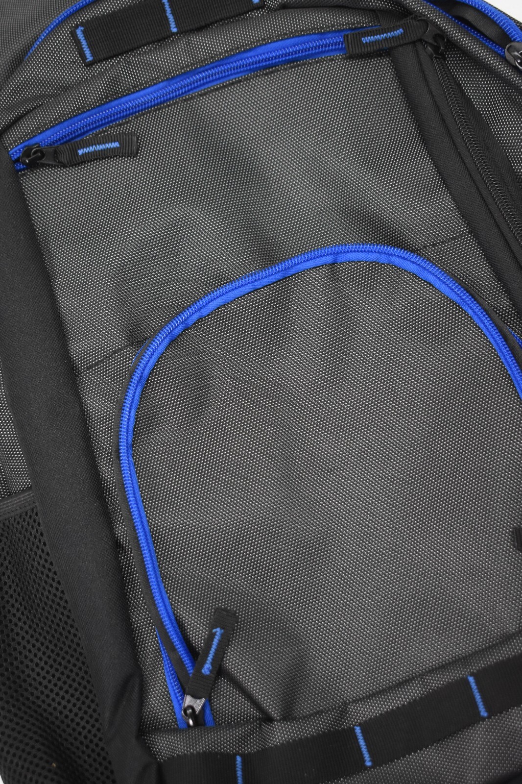 Port Authority BG207 XTreme Backpack Dark Gray/Blue/Shock Blue Zippered Storage