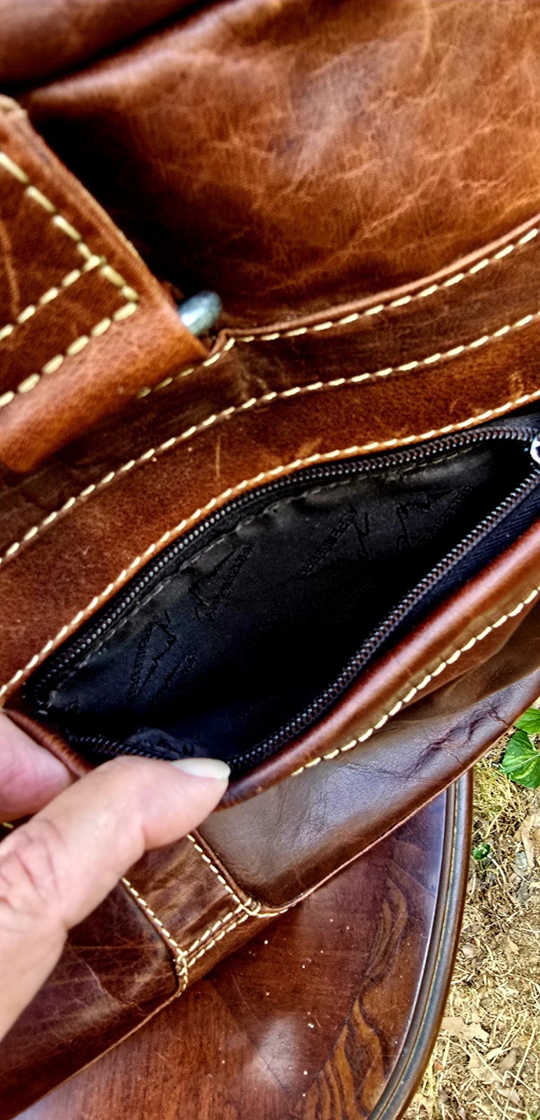 Alpenleder Genuine LEATHER Bag Germany Messenger-Laptop-Business