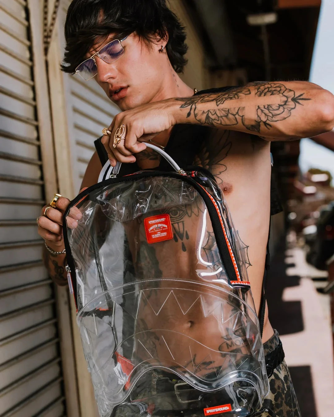 Sprayground Claw Party Vacationaire Backpack🔥New Black Bookbag School Bag
