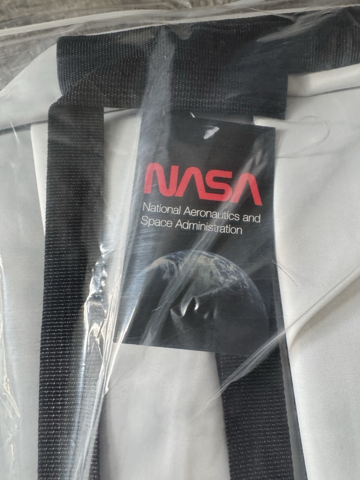 NASA Space Shuttle Blueprint Graphic Backpack with USB Port